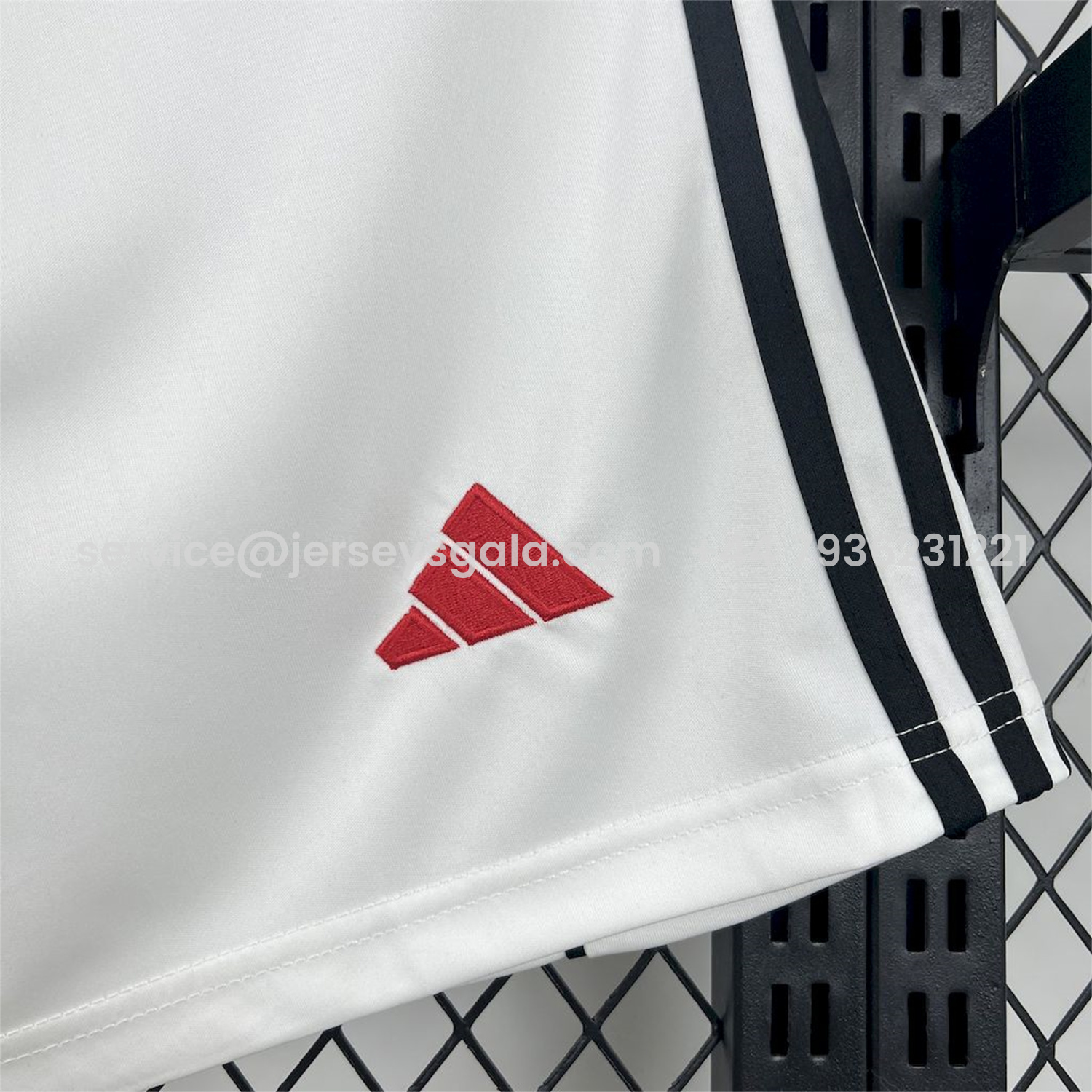 JerseysGala.com | Manchester United 25-26 Home White Shorts - Fans Version -Customize Name, Number and Patch | Worldwide Shipping