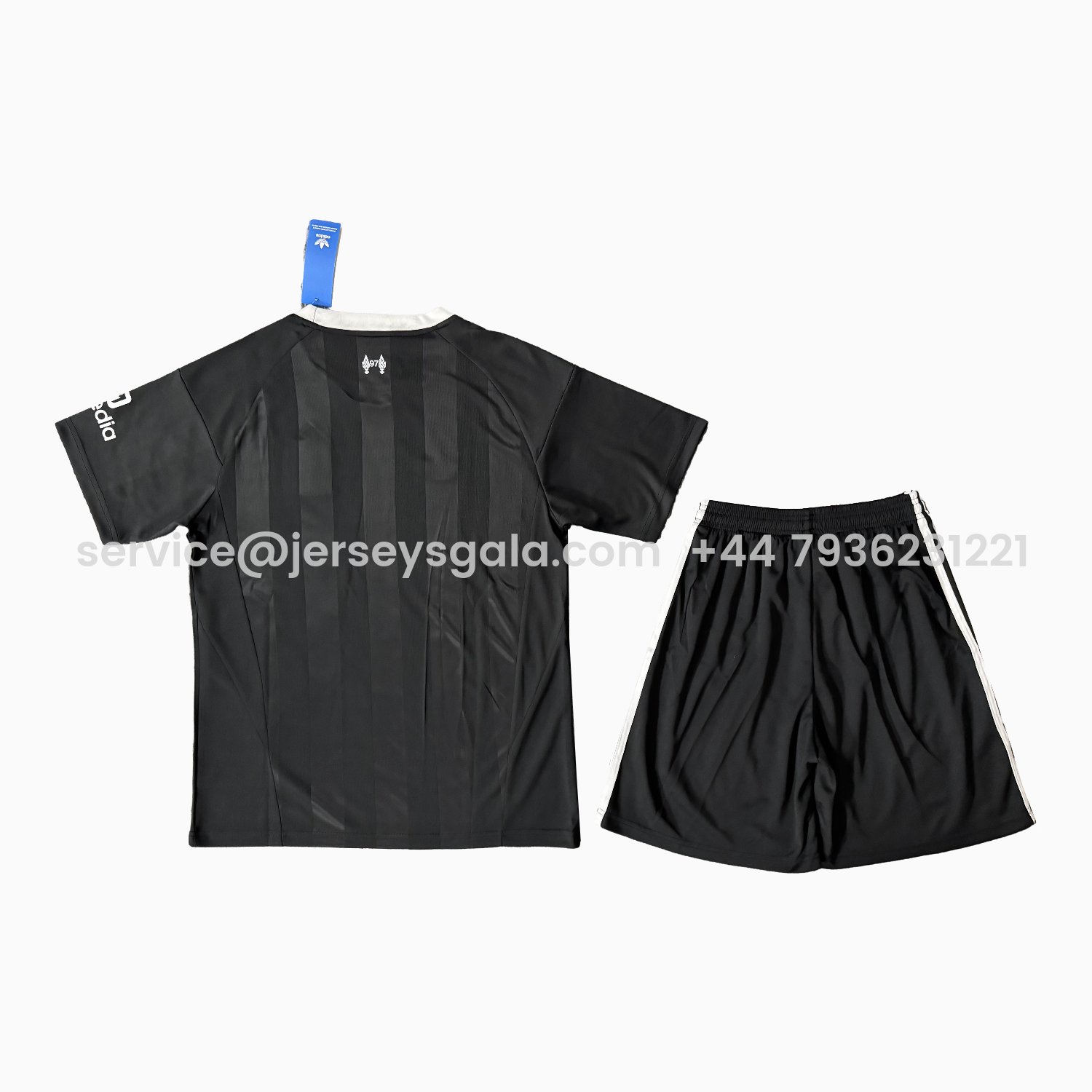 JerseysGala.com | Real Madrid 25-26 Black Goalkeeper Men's Adult Jersey Set - Fans Version -Customize Name, Number and Patch | Worldwide Shipping