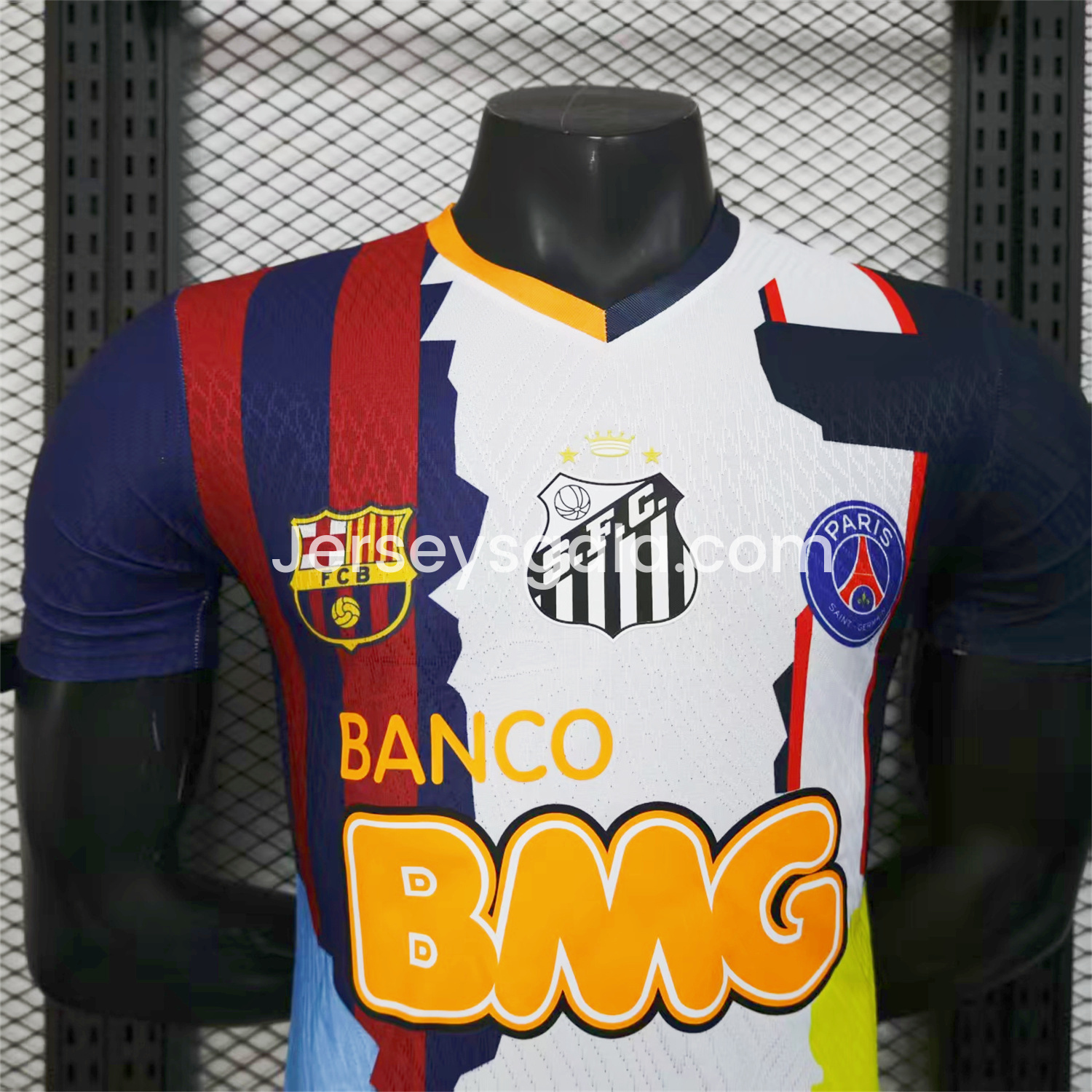 JerseysGala.com | Neymar Career Commemorative Jersey - Player Version - Barcelona Brazil Paris Saint-Germain PSG Santos Al Hilal SFC -Customize Name, Number and Patch | Worldwide Shipping