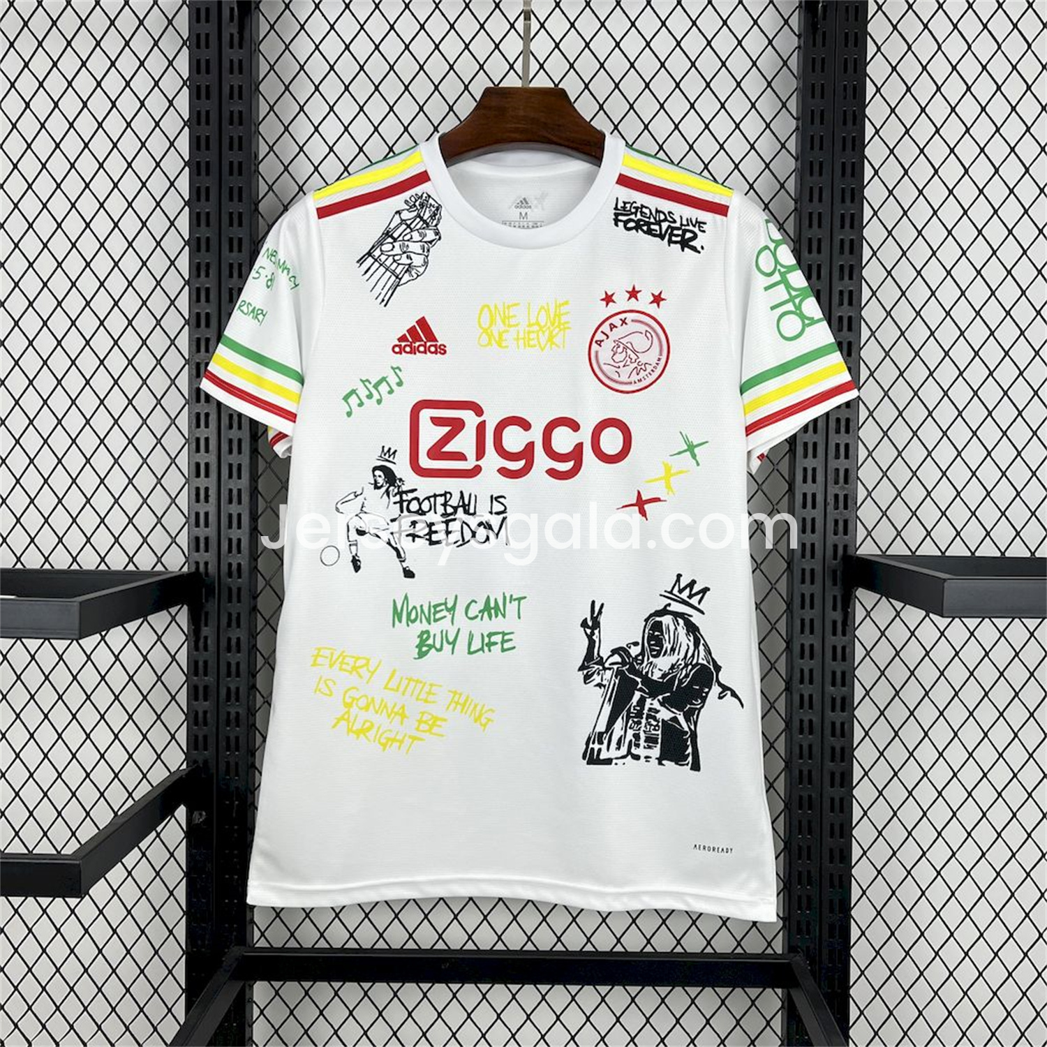 JerseysGala.com | Ajax x B-O-B Marly 2025-26 40th Special Edition Jersey - Fans Version -Customize Name, Number and Patch | Worldwide Shipping