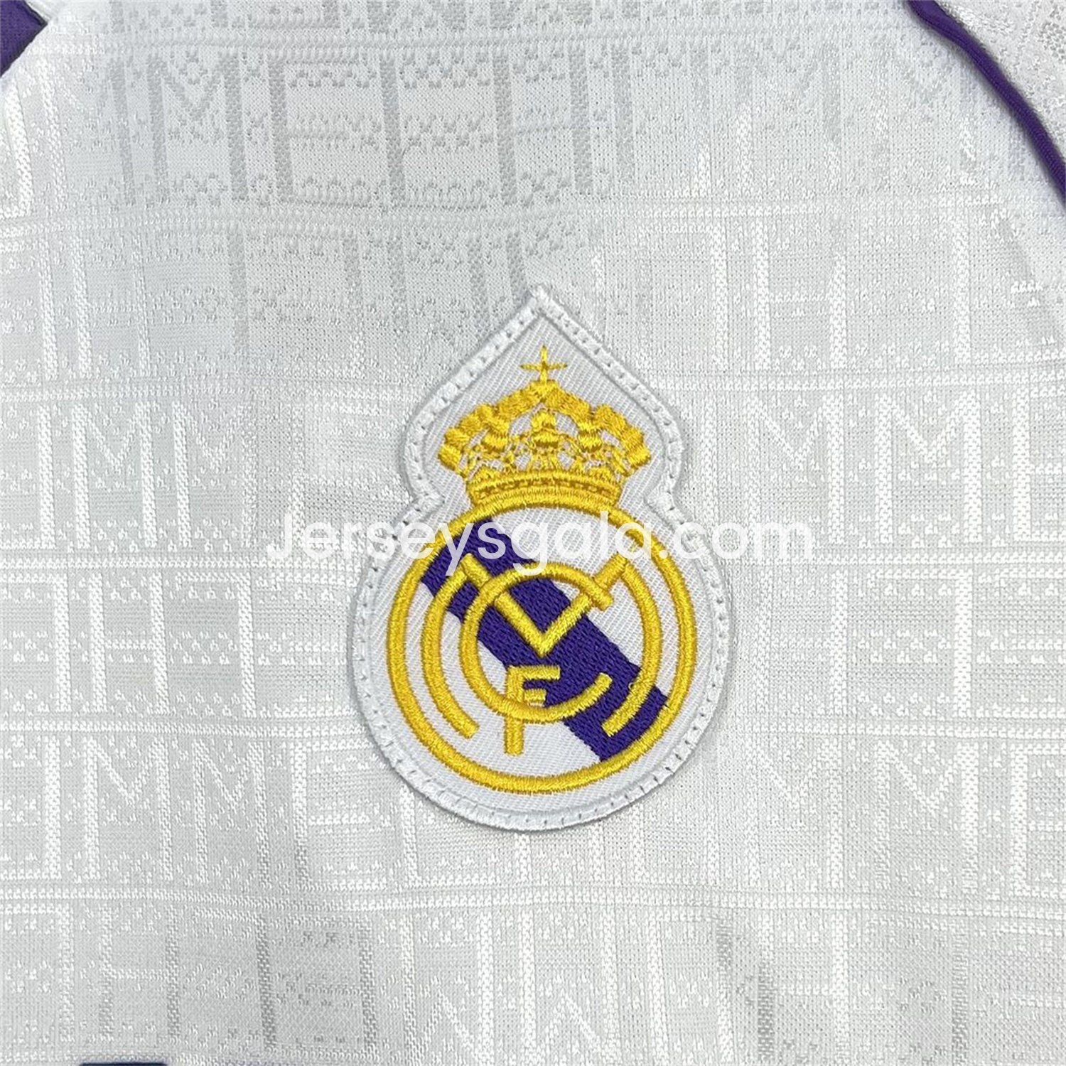 JerseysGala.com | Retro Real Madrid 1990-92 Home Jersey -Customize Name, Number and Patch | Worldwide Shipping