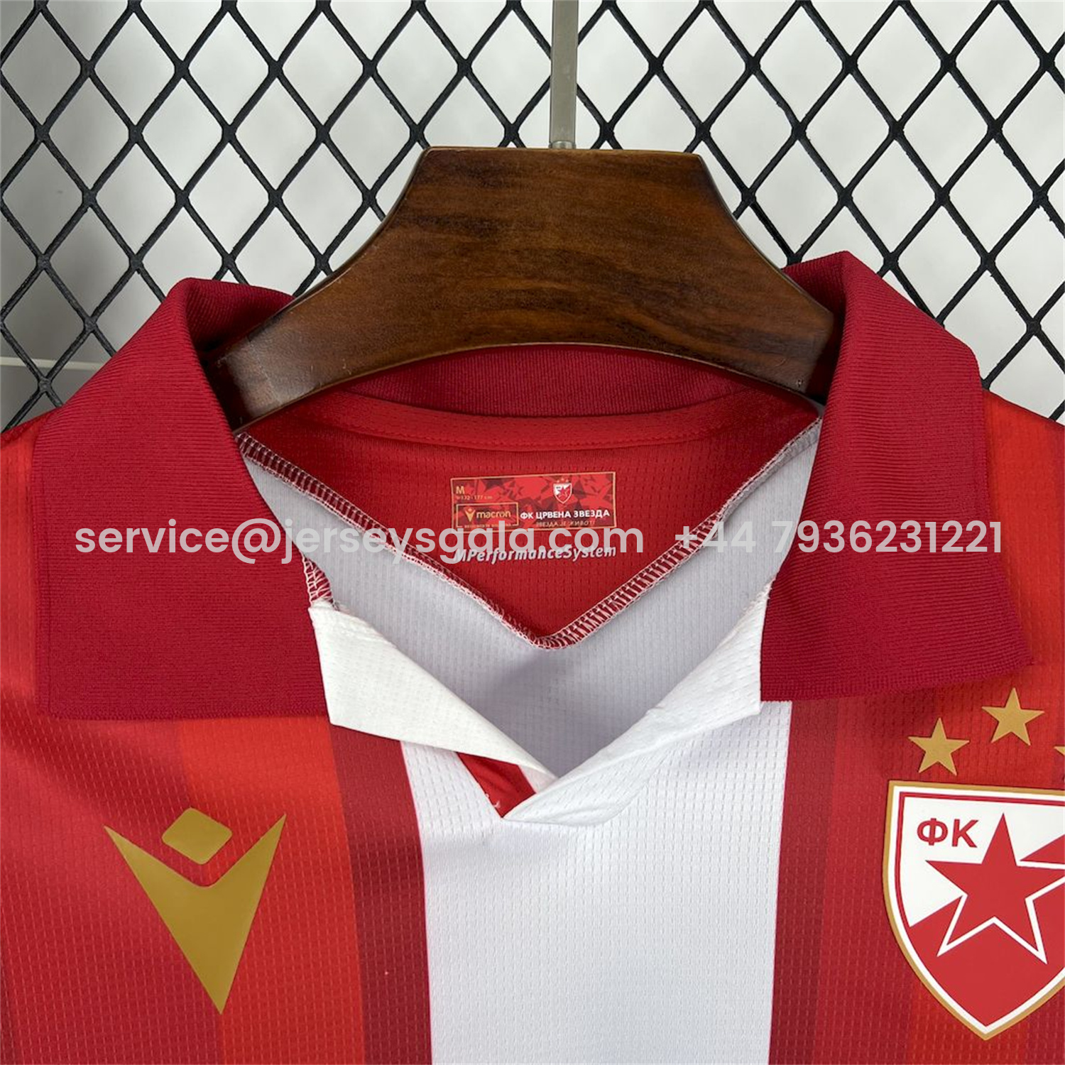 JerseysGala.com | Red Star Belgrade 25-26 Home Jersey - Fans Version -Customize Name, Number and Patch | Worldwide Shipping