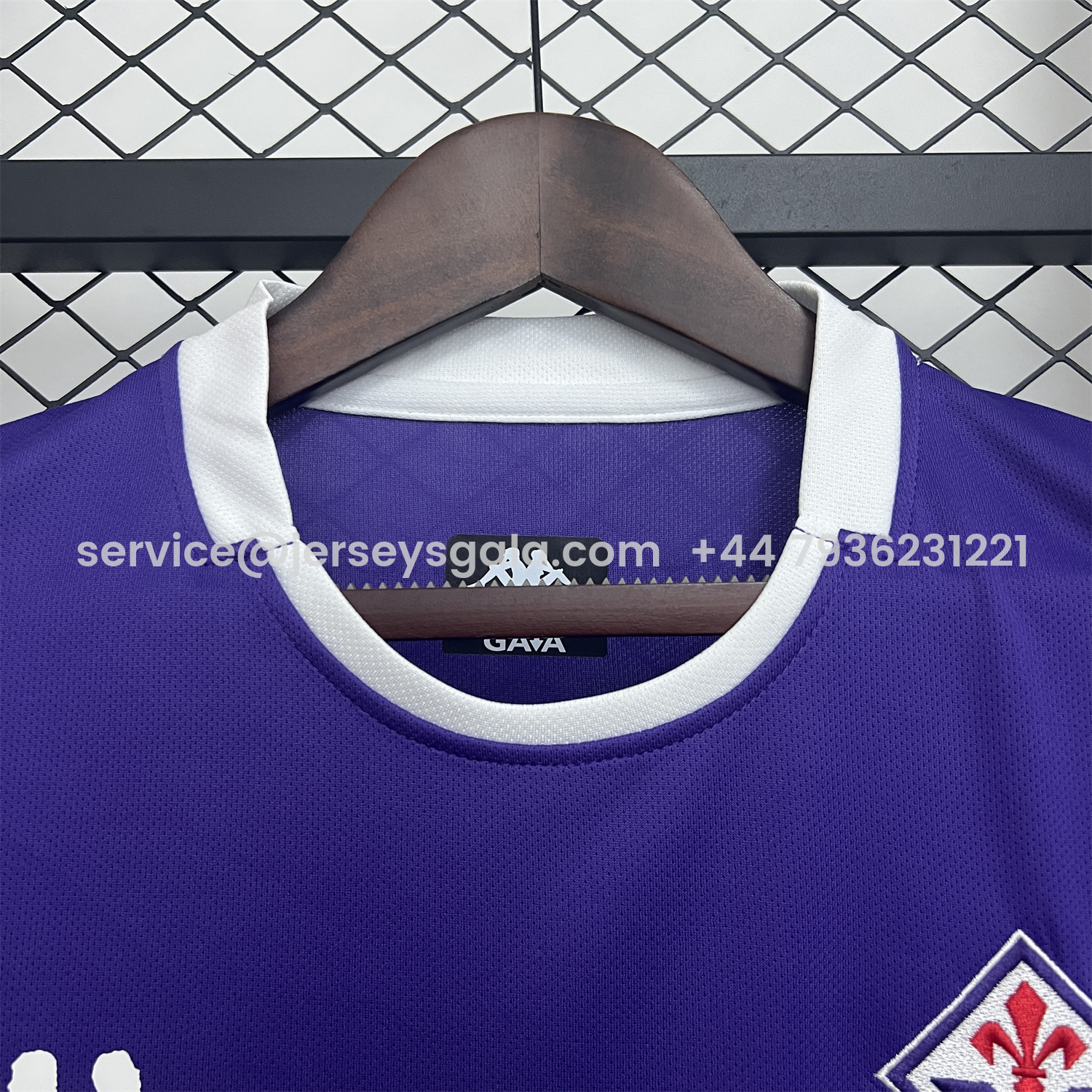 JerseysGala.com | Fiorentina 25-26 Home Jersey - Fans Version -Customize Name, Number and Patch | Worldwide Shipping