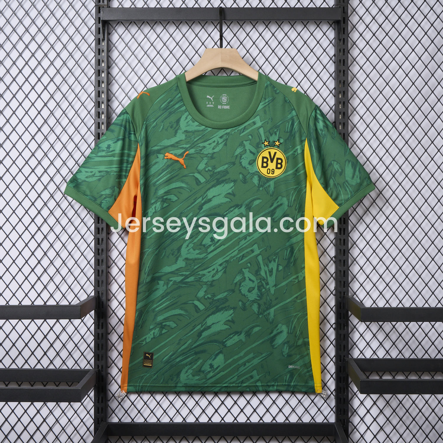 JerseysGala.com | Dortmund 25-26 Green Goalkeeper Unsponsored Jersey - Fans Version -Customize Name, Number and Patch | Worldwide Shipping