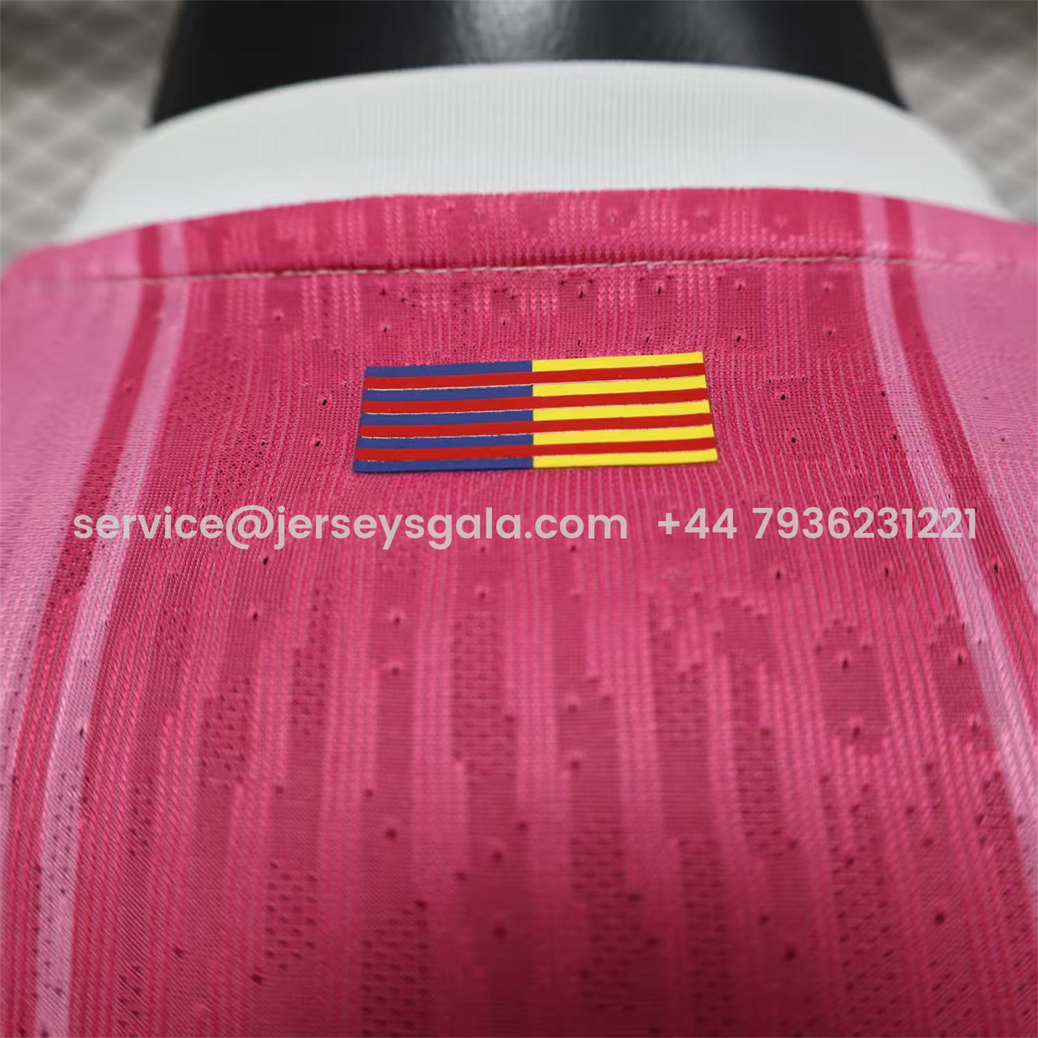 JerseysGala.com | Barcelona 25-26 Pink And Cyan Special Jersey - Player Version -Customize Name, Number and Patch | Worldwide Shipping