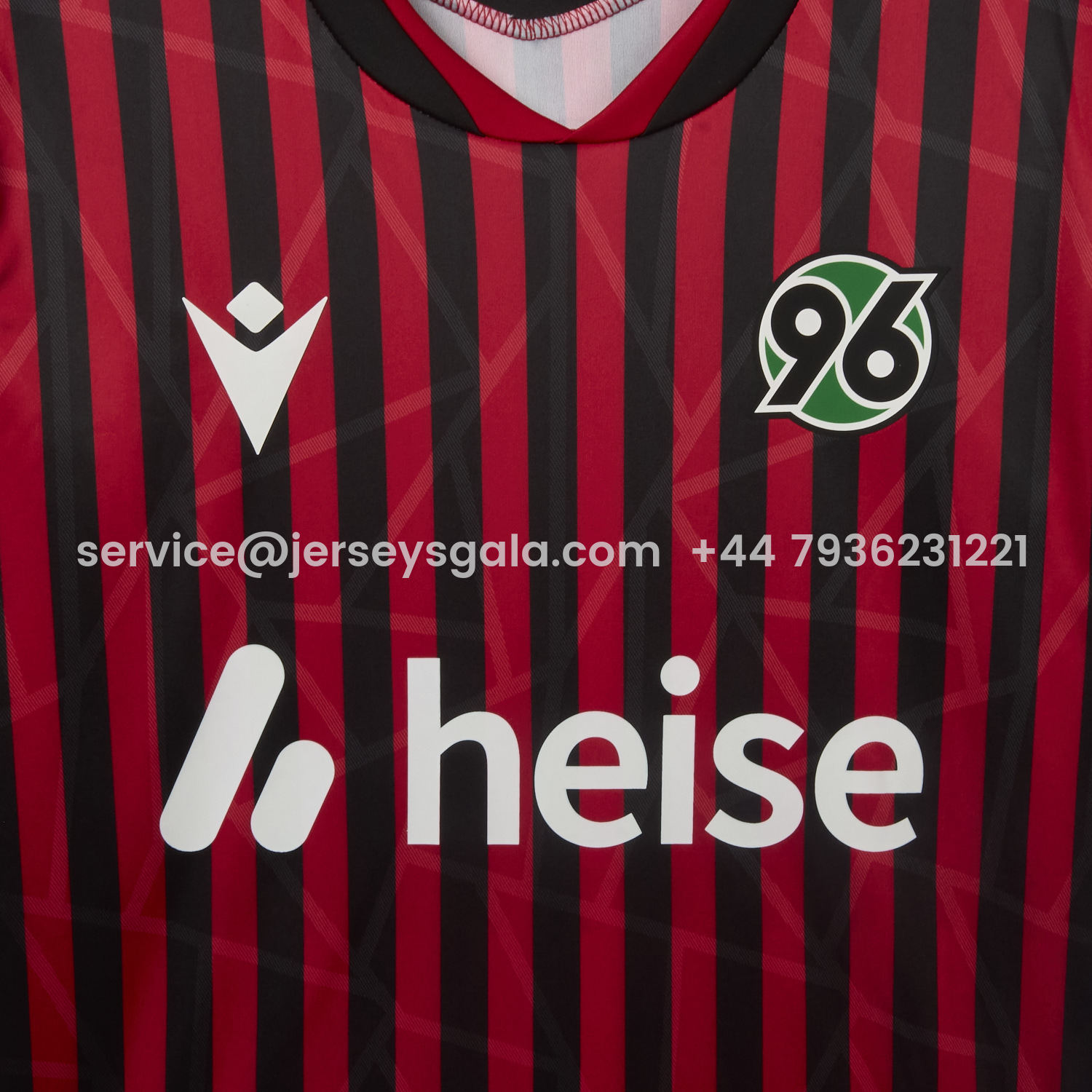 JerseysGala.com | Hannover 96 25-26 Home Jersey - Fans Version -Customize Name, Number and Patch | Worldwide Shipping