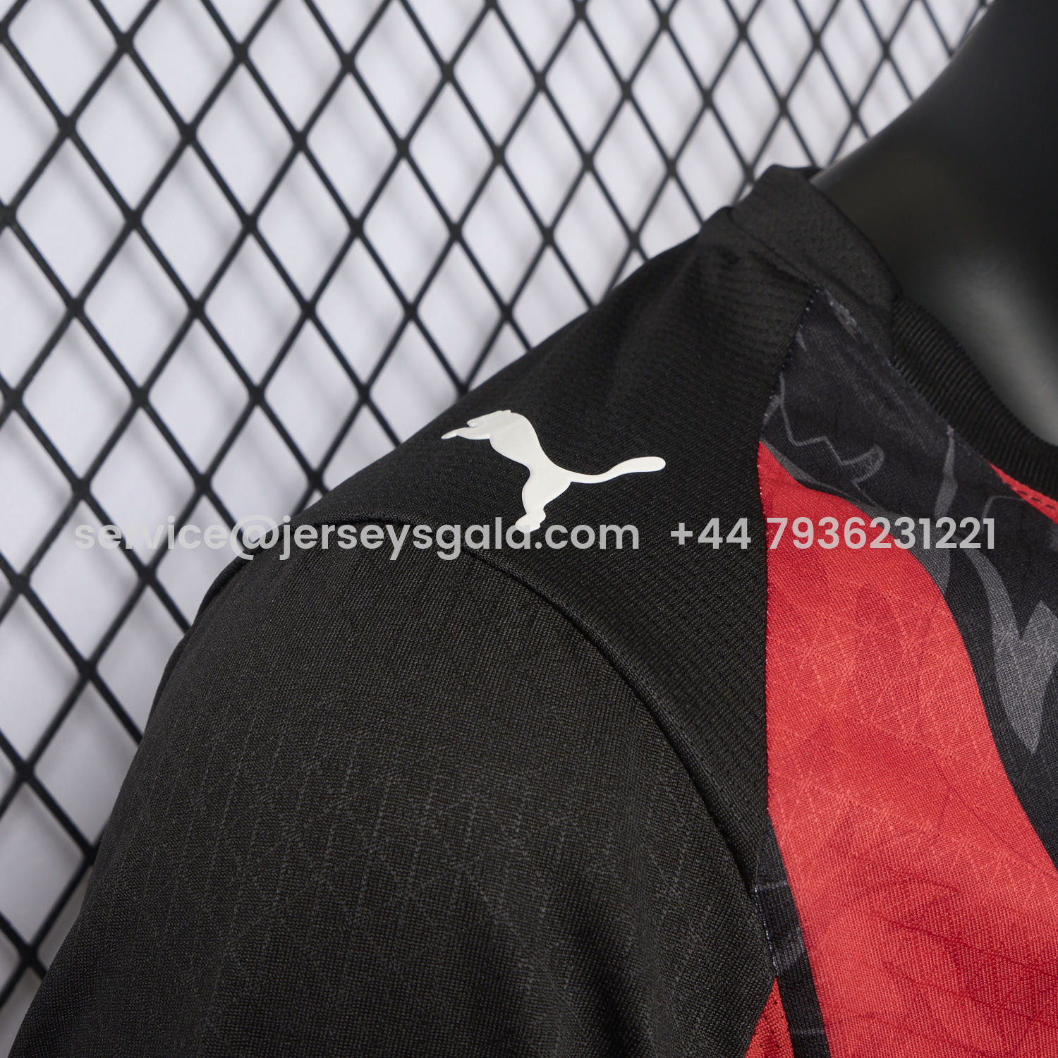 JerseysGala.com | AC Milan 25-26 Home Jersey - Player Version -Customize Name, Number and Patch | Worldwide Shipping