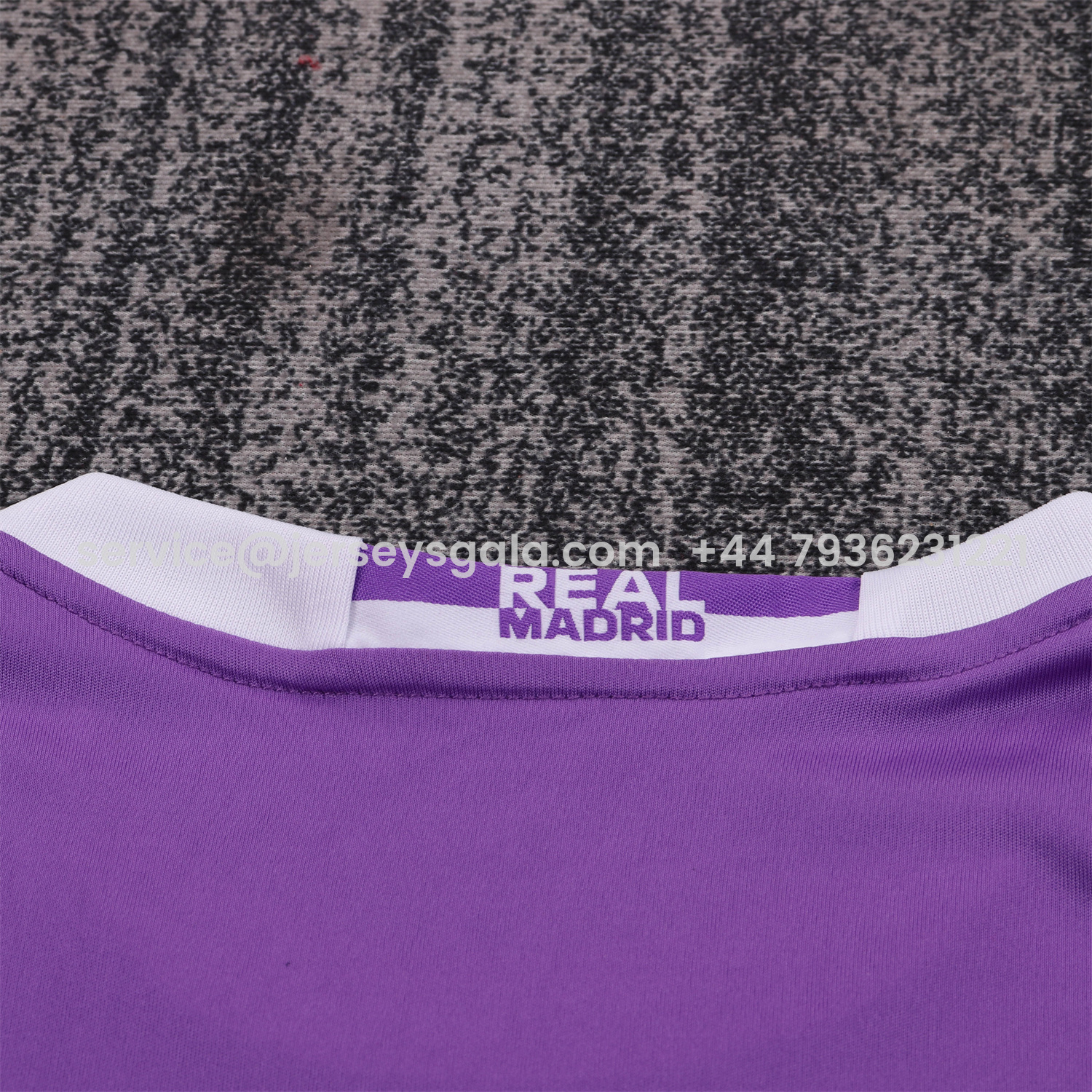 JerseysGala.com | Retro Real Madrid 16-17 Away Purple Long Sleeves Kids Kit -Customize Name, Number and Patch | Worldwide Shipping