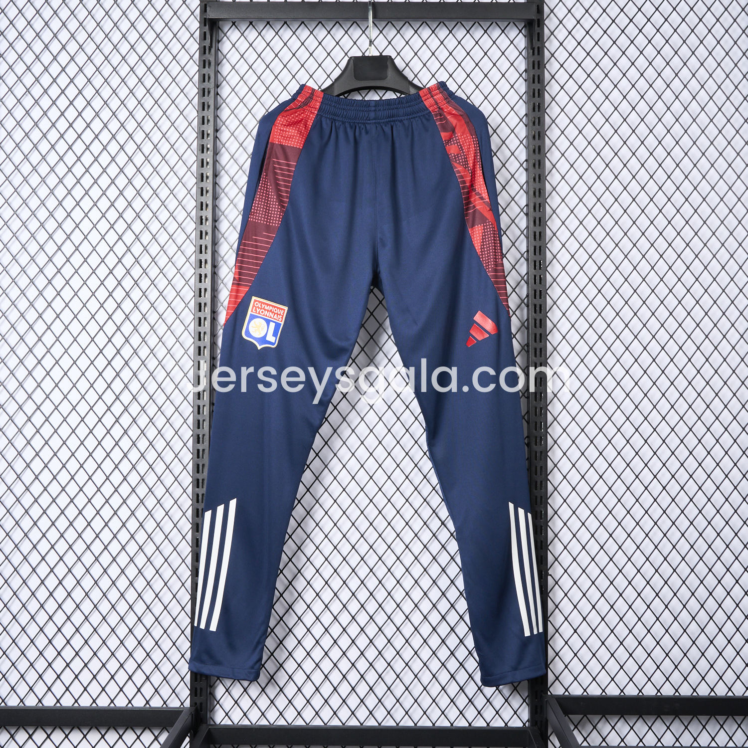 JerseysGala.com | Olympique Lyonnais Lyon 24-25 Navy Blue Training Pants - Player Version -Customize Name, Number and Patch | Worldwide Shipping