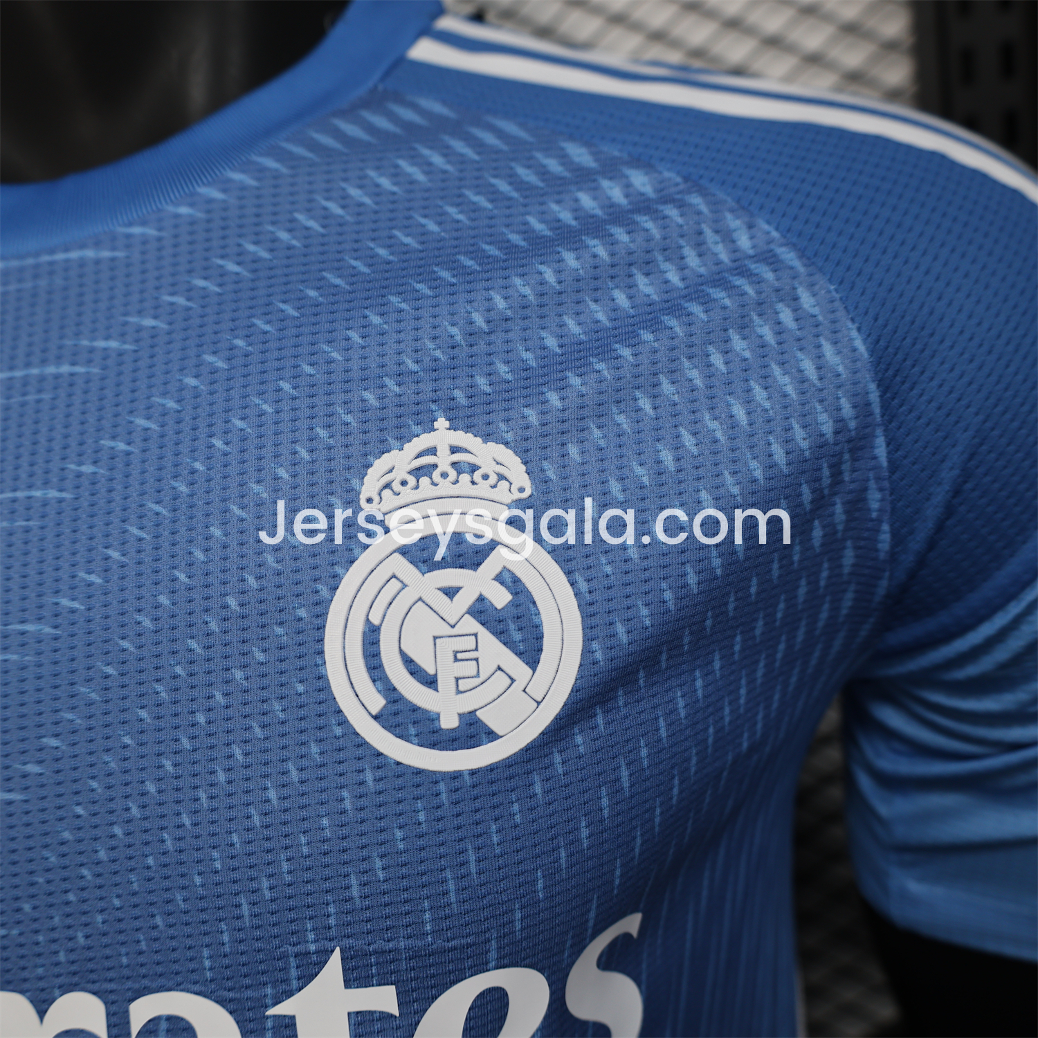 JerseysGala.com | Real Madrid 25-26 Blue Goalkeeper Jersey - Player Version -Customize Name, Number and Patch | Worldwide Shipping