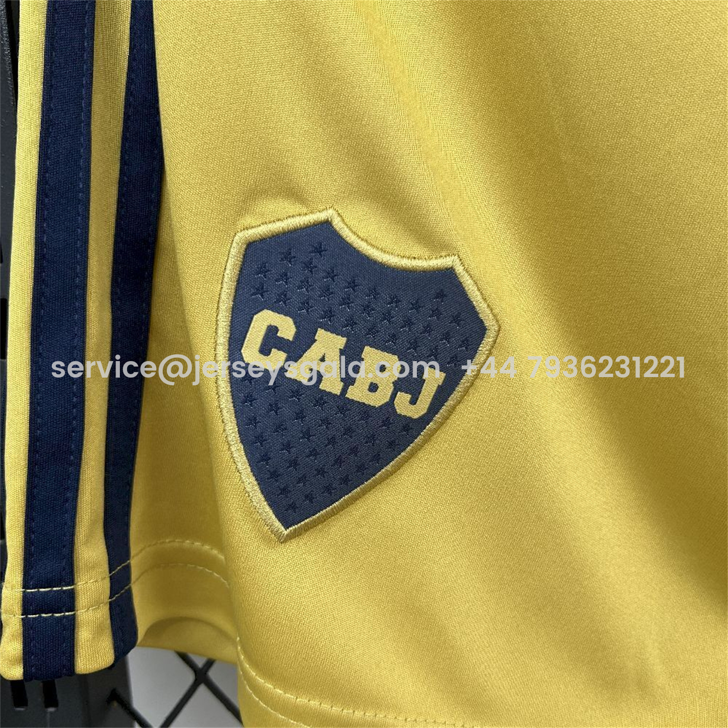 JerseysGala.com | Boca Juniors 25-26 Third Yellow Shorts - Fans Version -Customize Name, Number and Patch | Worldwide Shipping