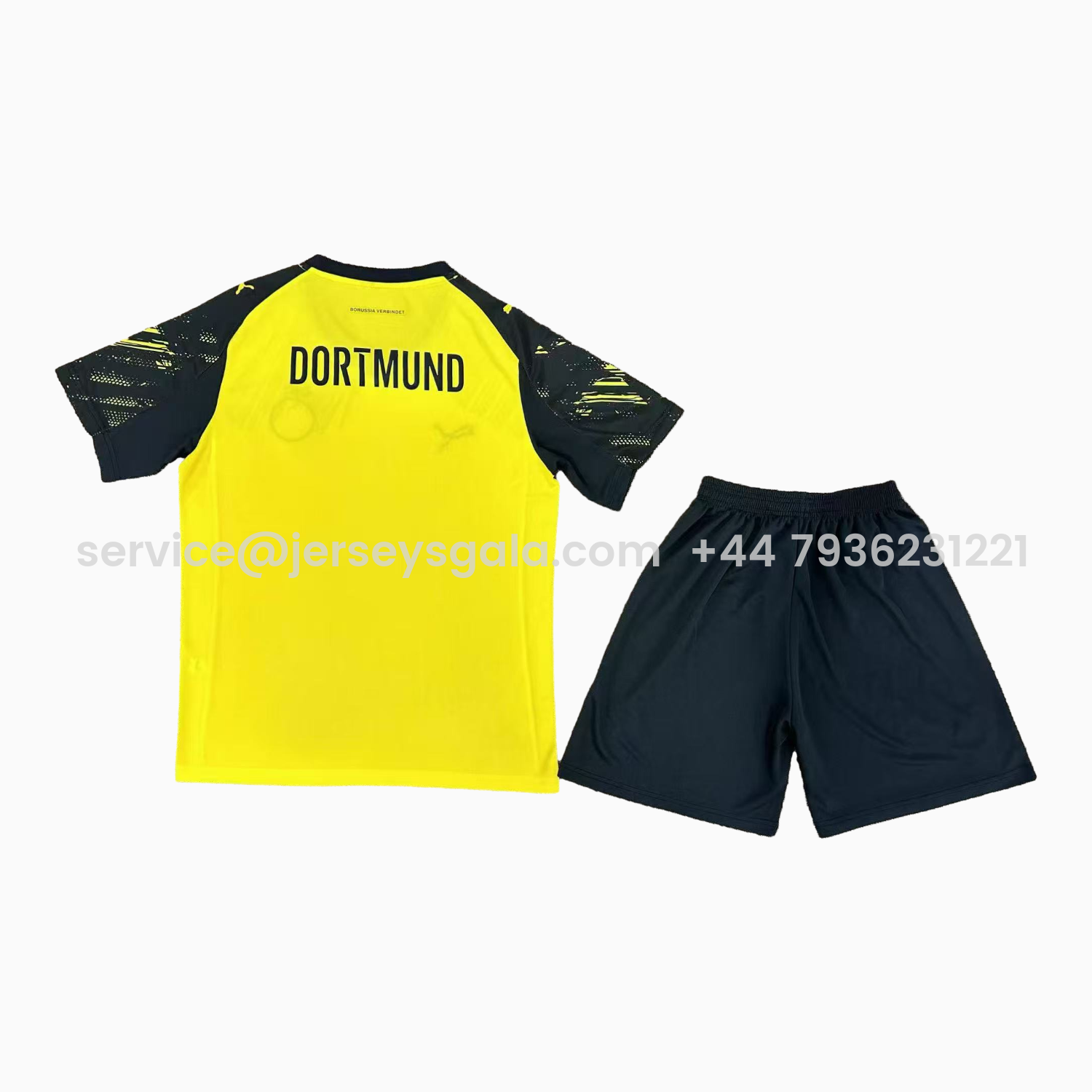 JerseysGala.com | Dortmund 2025 Home Unsponsored Men's Adult Jersey Set - Fans Version -Customize Name, Number and Patch | Worldwide Shipping