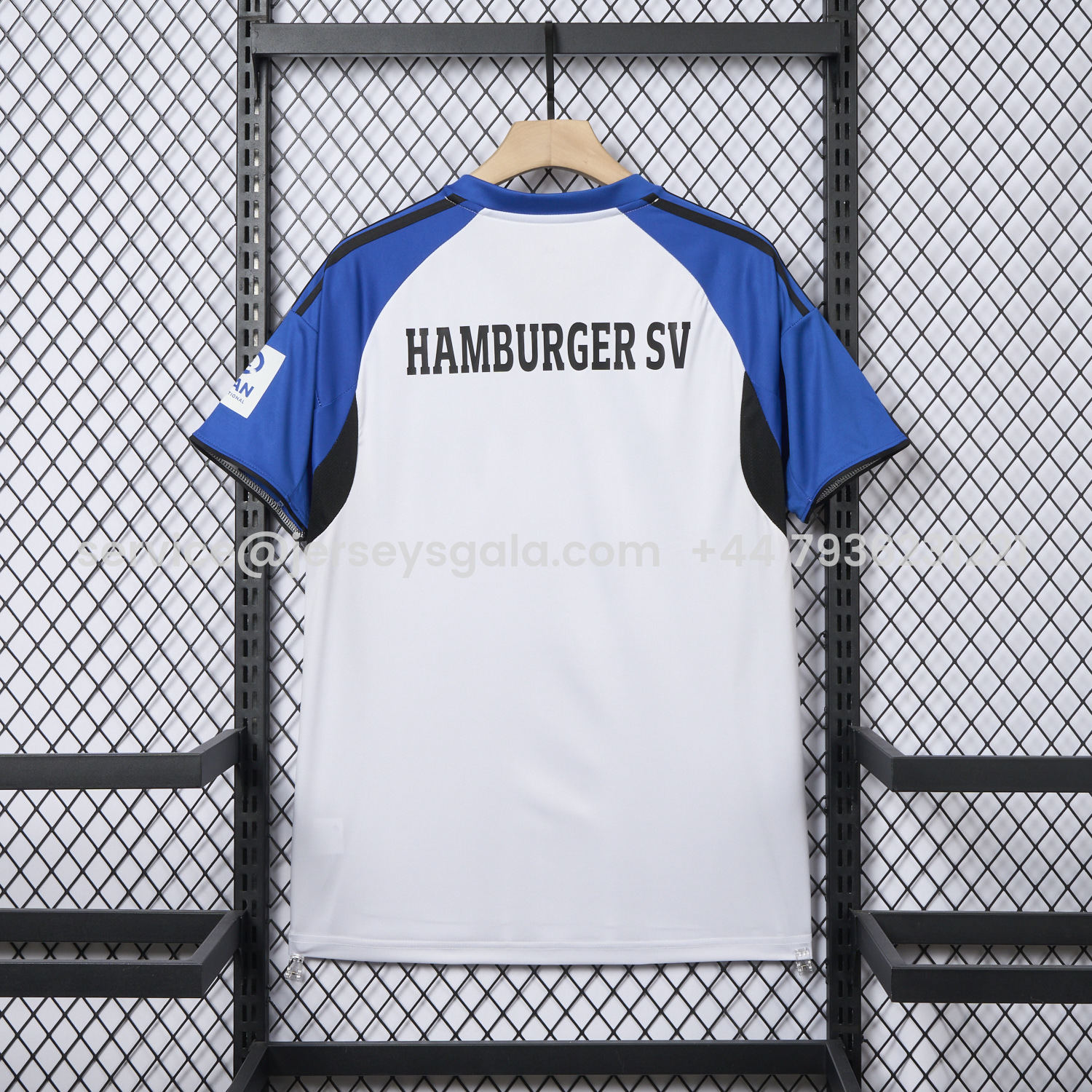 JerseysGala.com | 【Embroidered Team Badge】Hamburger SV 25-26 Home Jersey - Fans Version -Customize Name, Number and Patch | Worldwide Shipping