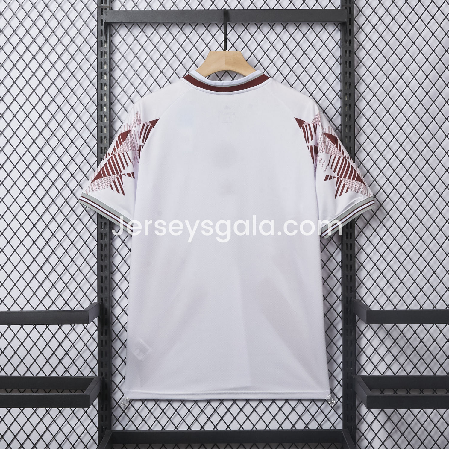 JerseysGala.com | Bayern Munich 25-26 Throwback Trefoil Red Stripe White Special Jersey - Fans Version -Customize Name, Number and Patch | Worldwide Shipping