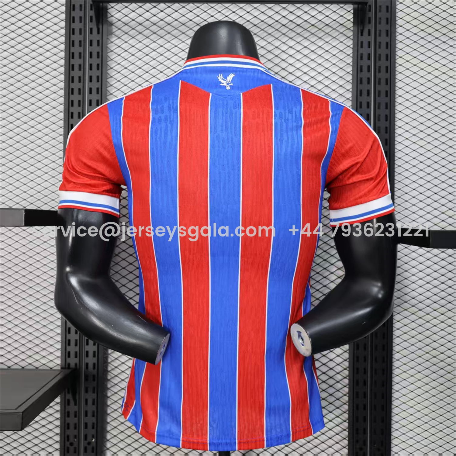 JerseysGala.com | Crystal Palace 25-26 Home Jersey - Player Version -Customize Name, Number and Patch | Worldwide Shipping