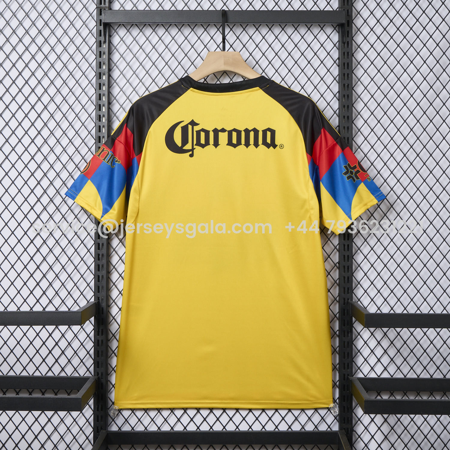 JerseysGala.com | Club América 25-26 Home Yellow Jersey - Fans Version -Customize Name, Number and Patch | Worldwide Shipping