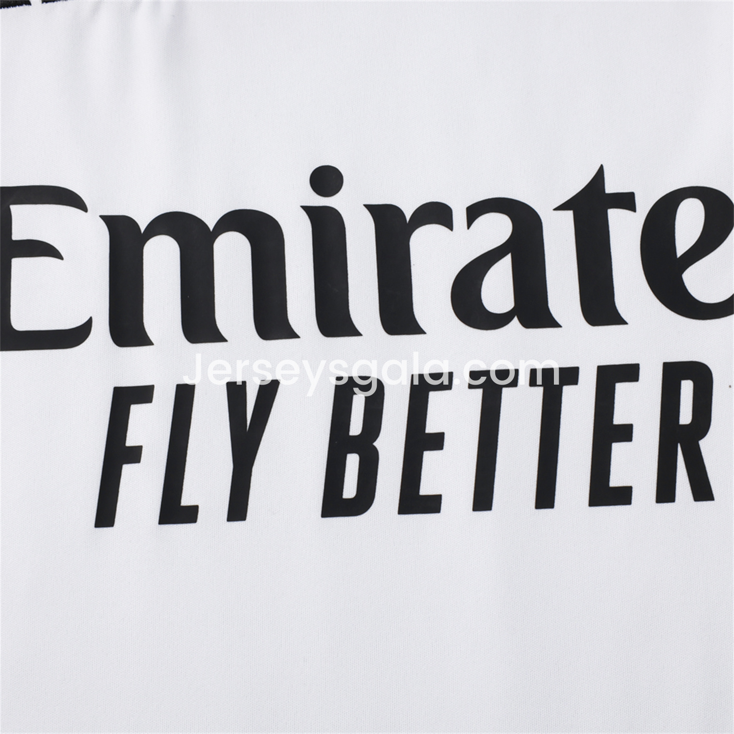 JerseysGala.com | Real Madrid 25-26 Vest Training Set - White Vest and Black Shorts -Customize Name, Number and Patch | Worldwide Shipping