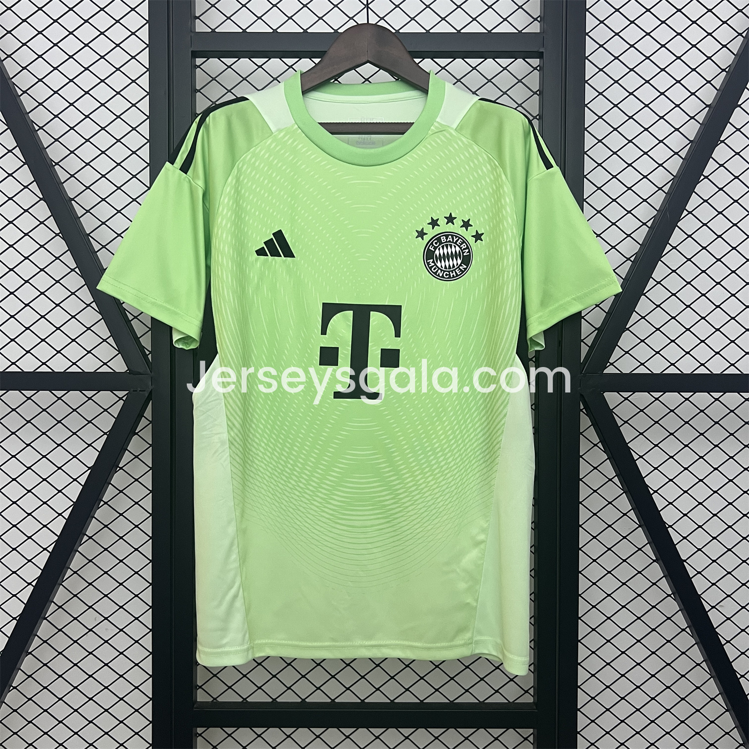 JerseysGala.com | Bayern Munich 25-26 Green Goalkeeper Jersey - Fans Version -Customize Name, Number and Patch | Worldwide Shipping