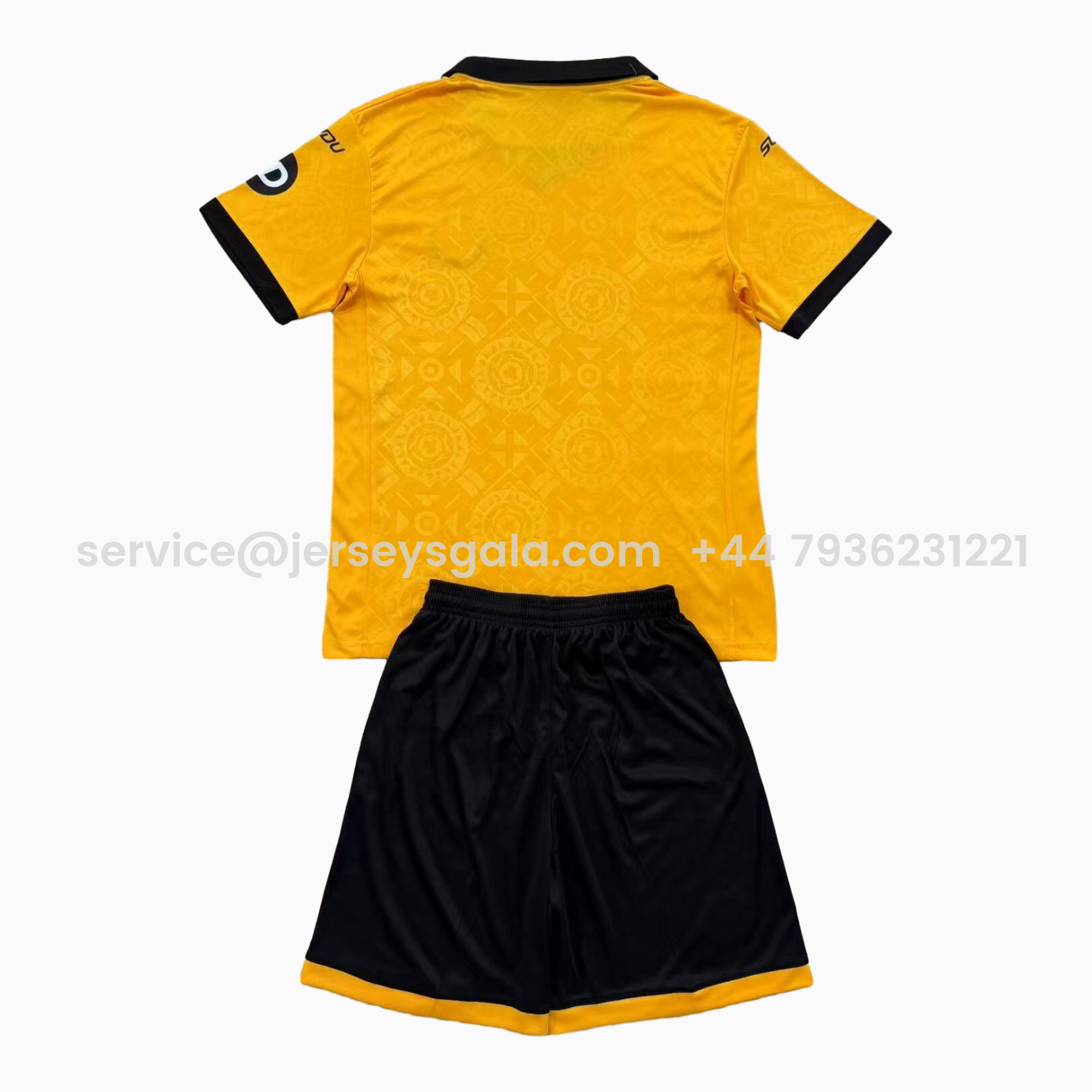 JerseysGala.com | Wolverhampton Wanderers Wolves 25-26 Home Men's Adult Jersey Set - Fans Version -Customize Name, Number and Patch | Worldwide Shipping