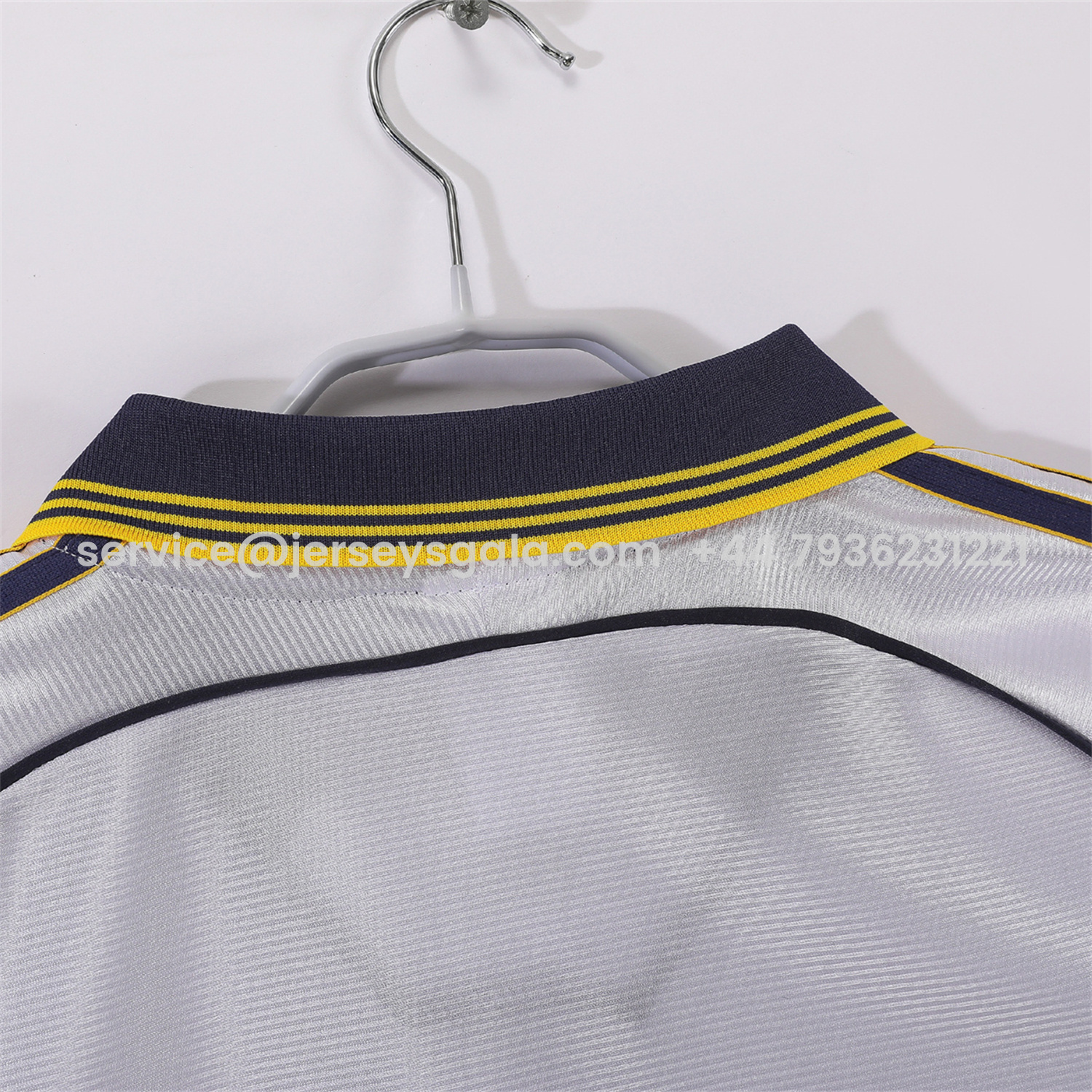 JerseysGala.com | Retro Real Madrid 1998-00 Home Long Sleeves Jersey -Customize Name, Number and Patch | Worldwide Shipping