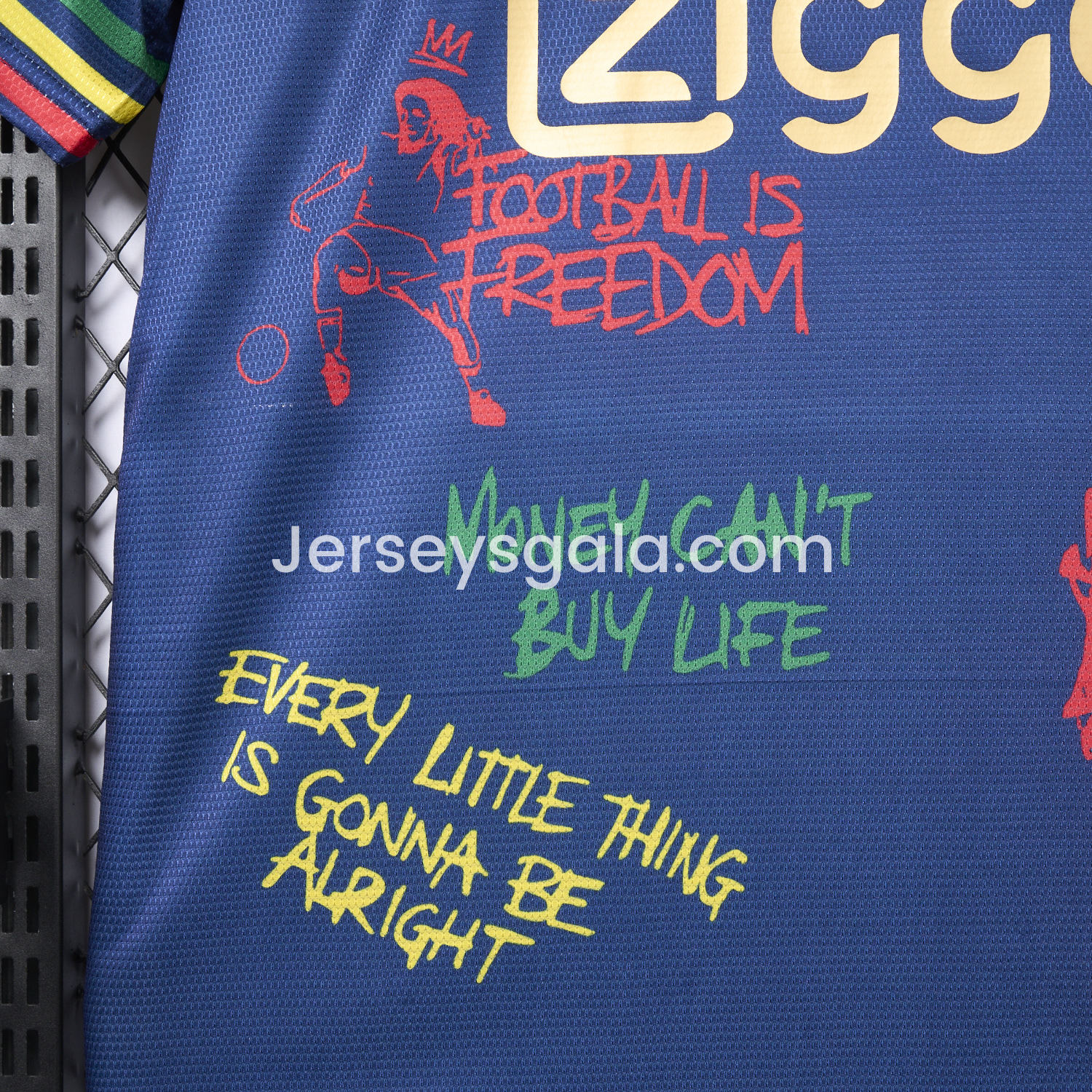 JerseysGala.com | Ajax x B-O-B Marly 2025-26 40th Blue Special Edition Jersey - Fans Version -Customize Name, Number and Patch | Worldwide Shipping
