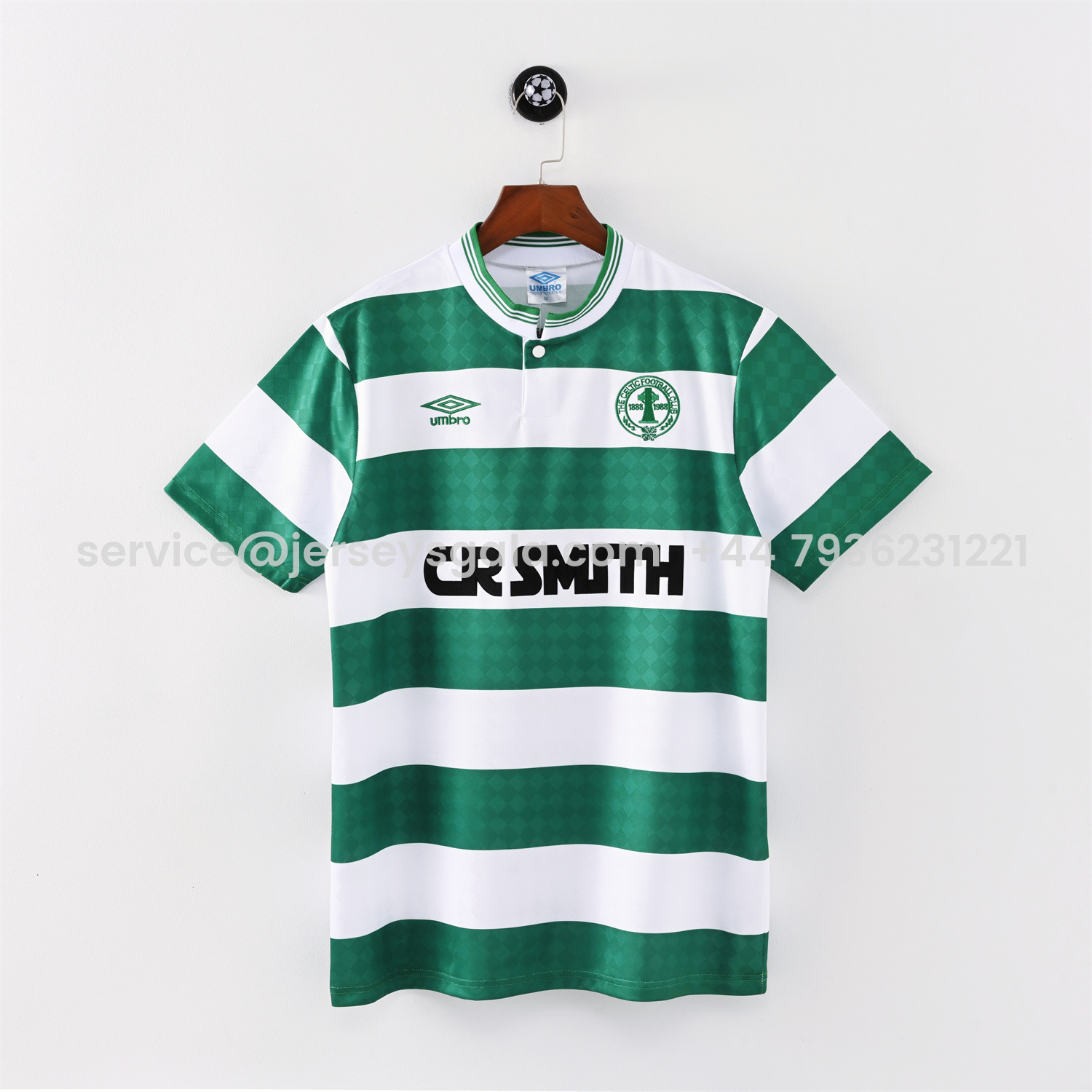 JerseysGala.com | Retro Celtic 1987-88 Home Jersey -Customize Name, Number and Patch | Worldwide Shipping