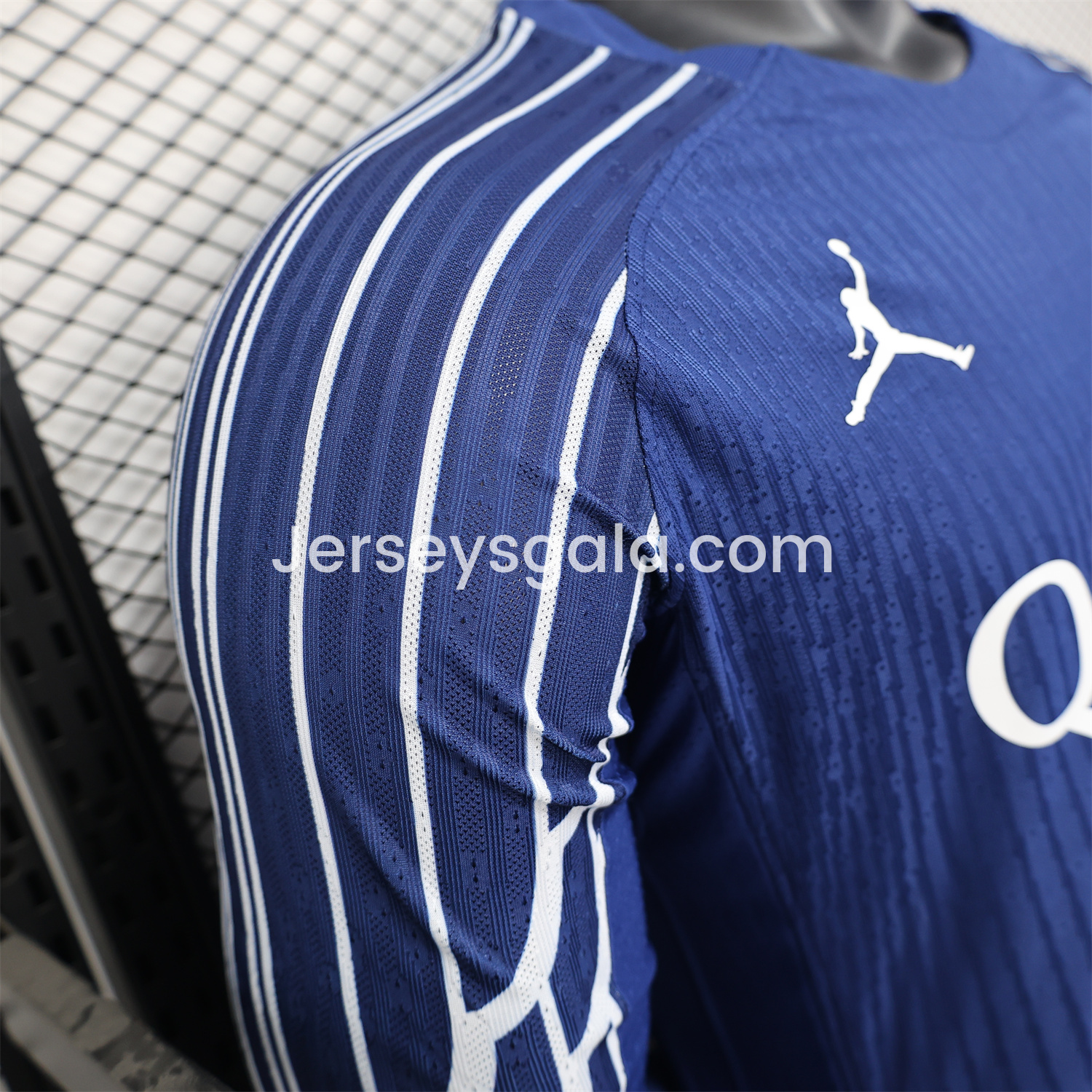 JerseysGala.com | Paris Saint-Germain PSG 24-25 Fourth Long Sleeves Jersey - Player Version -Customize Name, Number and Patch | Worldwide Shipping