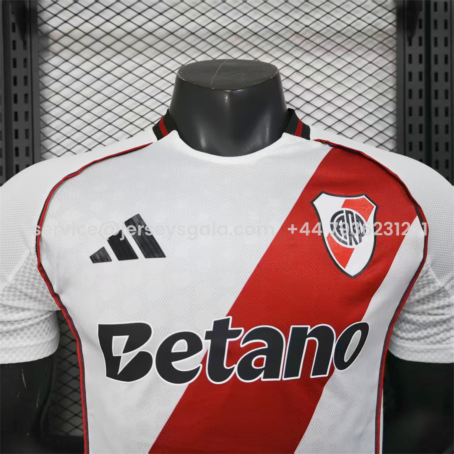 JerseysGala.com | River Plate 25-26 Home Jersey with New Sponsors - Player Version -Customize Name, Number and Patch | Worldwide Shipping
