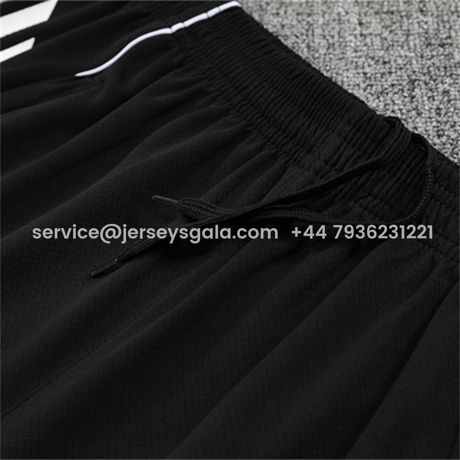 JerseysGala.com | Ajax 25-26 Kids Short-Sleeve Training Set - Black Top and Black Shorts -Customize Name, Number and Patch | Worldwide Shipping
