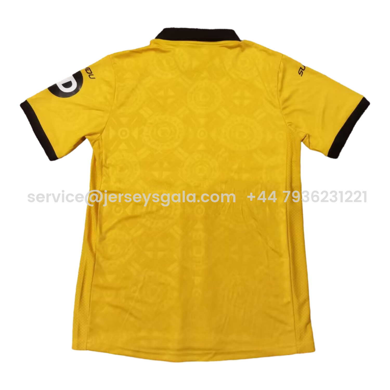 JerseysGala.com | Wolverhampton Wanderers Wolves 25-26 Home Yellow Jersey - Fans Version -Customize Name, Number and Patch | Worldwide Shipping