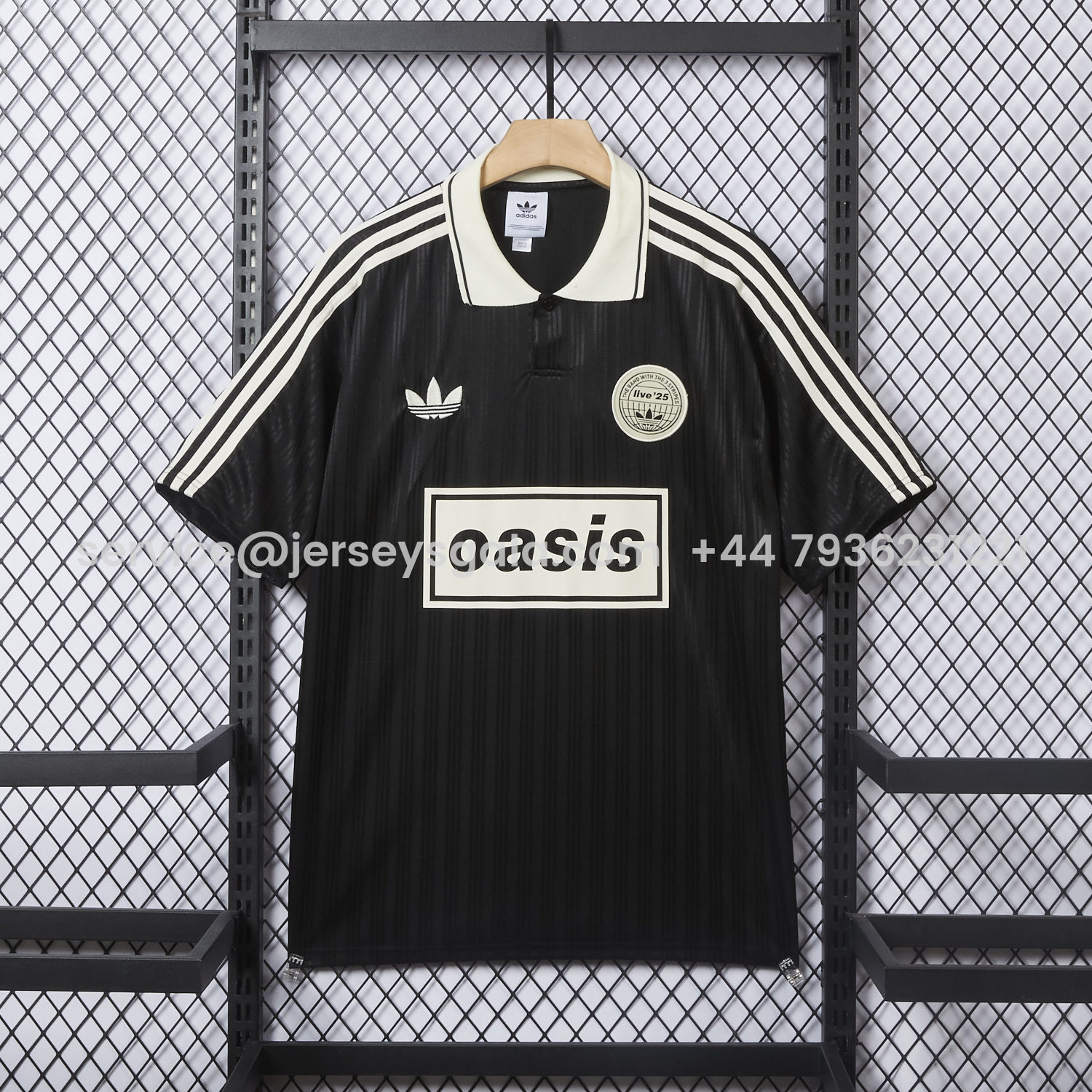 JerseysGala.com | Bohemian 25-26 Oasis Originals Tour Black Jersey With Number 25 - Fans Version -Customize Name, Number and Patch | Worldwide Shipping