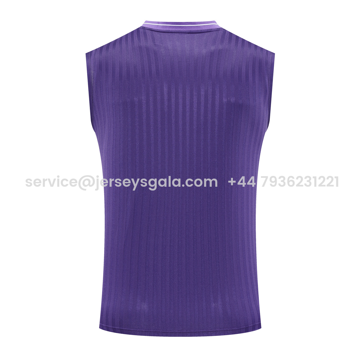 JerseysGala.com | Real Madrid 25-26 Vest Training Set - Pure Purple Vest & Purple Shorts -Customize Name, Number and Patch | Worldwide Shipping