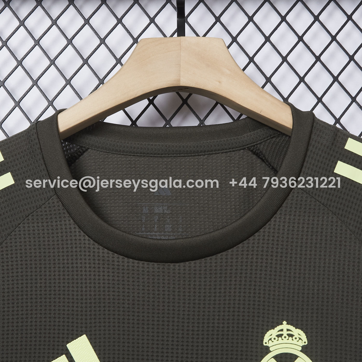 JerseysGala.com | Real Madrid 25-26 Deep Grey Training Jersey - Player Version -Customize Name, Number and Patch | Worldwide Shipping