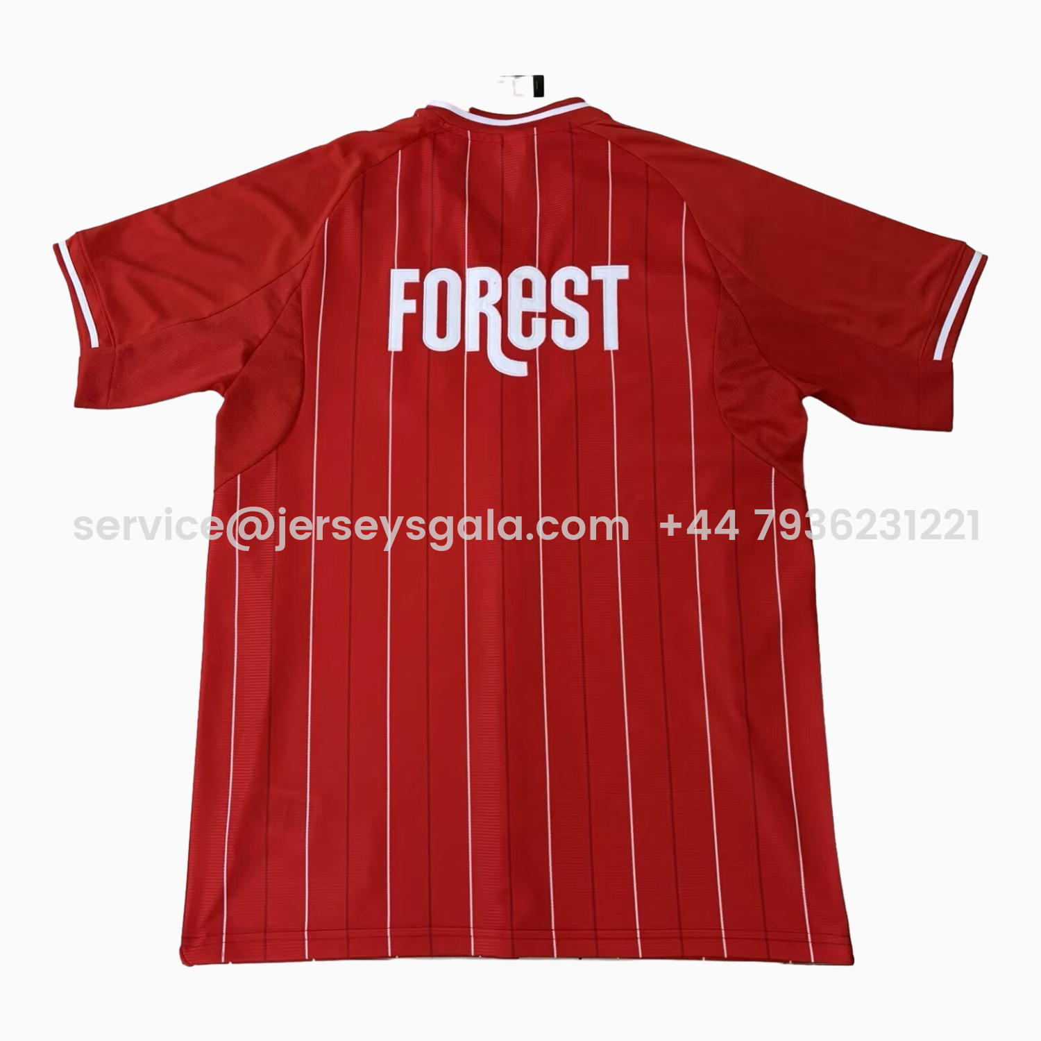 JerseysGala.com | Nottingham Forest 25-26 Red Baseball Jersey -Customize Name, Number and Patch | Worldwide Shipping