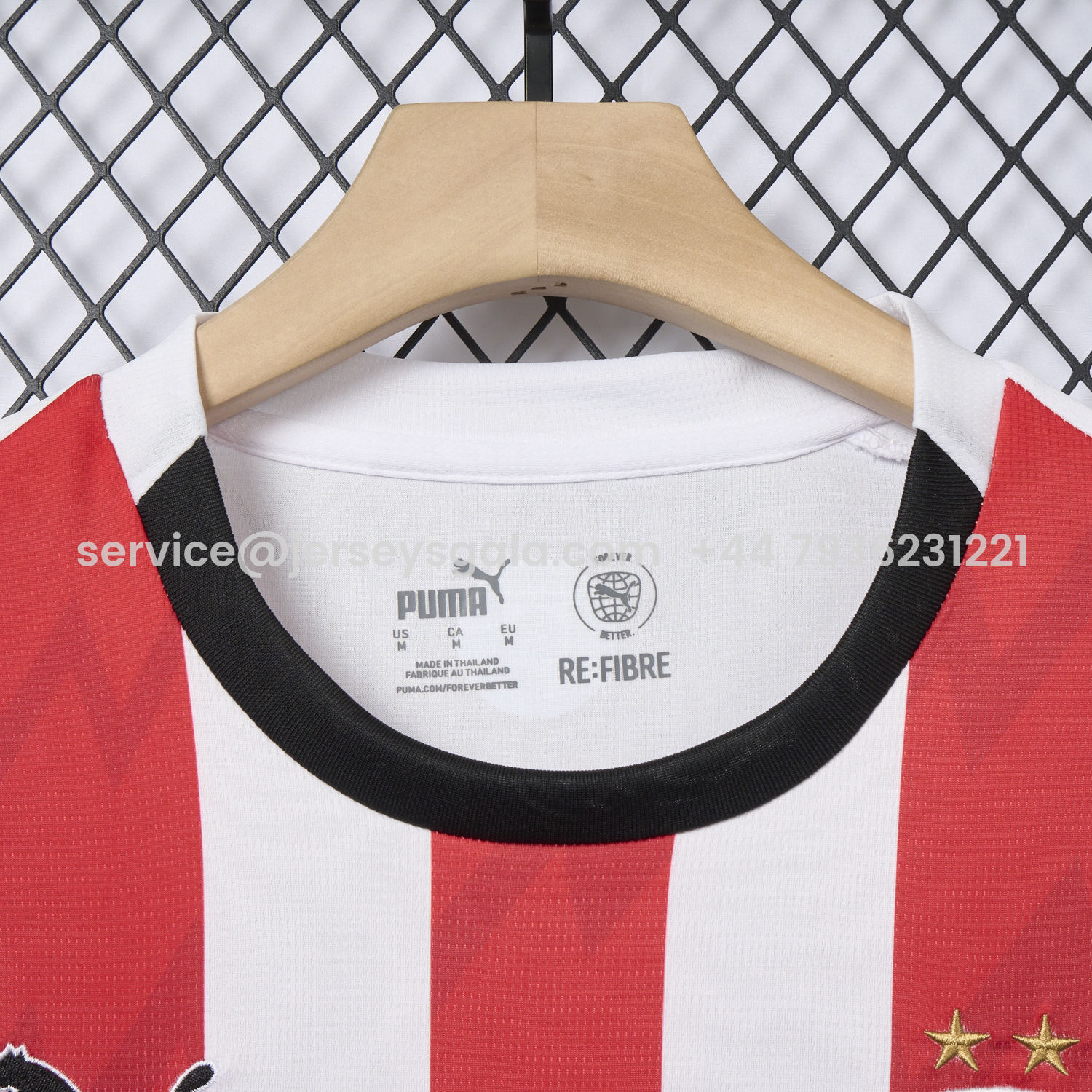 JerseysGala.com | PSV Eindhoven 25-26 Home Jersey - Fans Version -Customize Name, Number and Patch | Worldwide Shipping