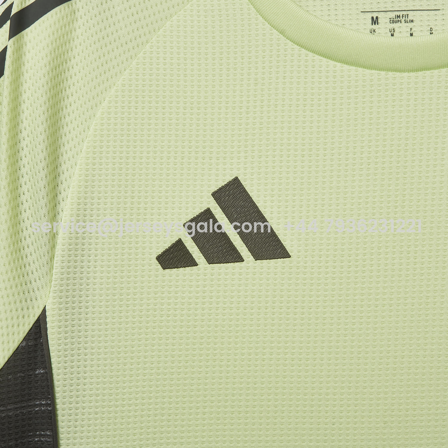 JerseysGala.com | Real Madrid 25-26 Light Green Training Jersey - Player Version -Customize Name, Number and Patch | Worldwide Shipping