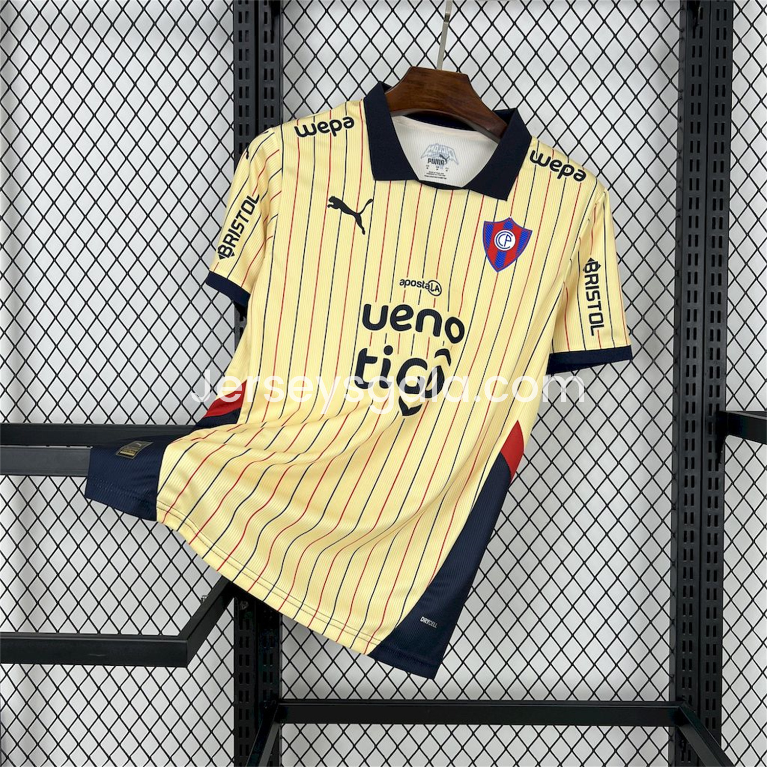 JerseysGala.com | Cerro Porteno 25-26 Away Jersey - Fans Version -Customize Name, Number and Patch | Worldwide Shipping