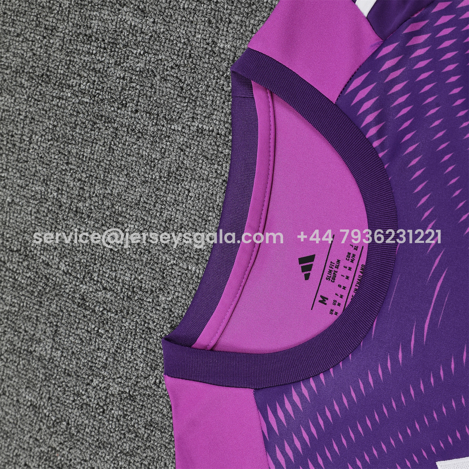 JerseysGala.com | Real Madrid 25-26 Short-Sleeve Training Set - Purple Top & Purple Shorts -Customize Name, Number and Patch | Worldwide Shipping