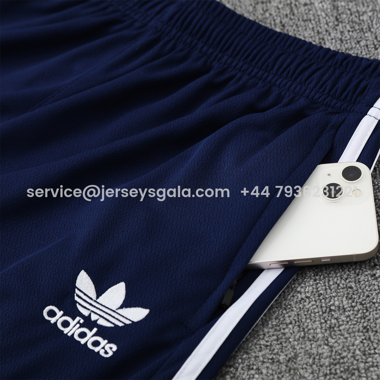 JerseysGala.com | Italy 25-26 Short-Sleeve Training Set - BlueTop & Blue Shorts -Customize Name, Number and Patch | Worldwide Shipping