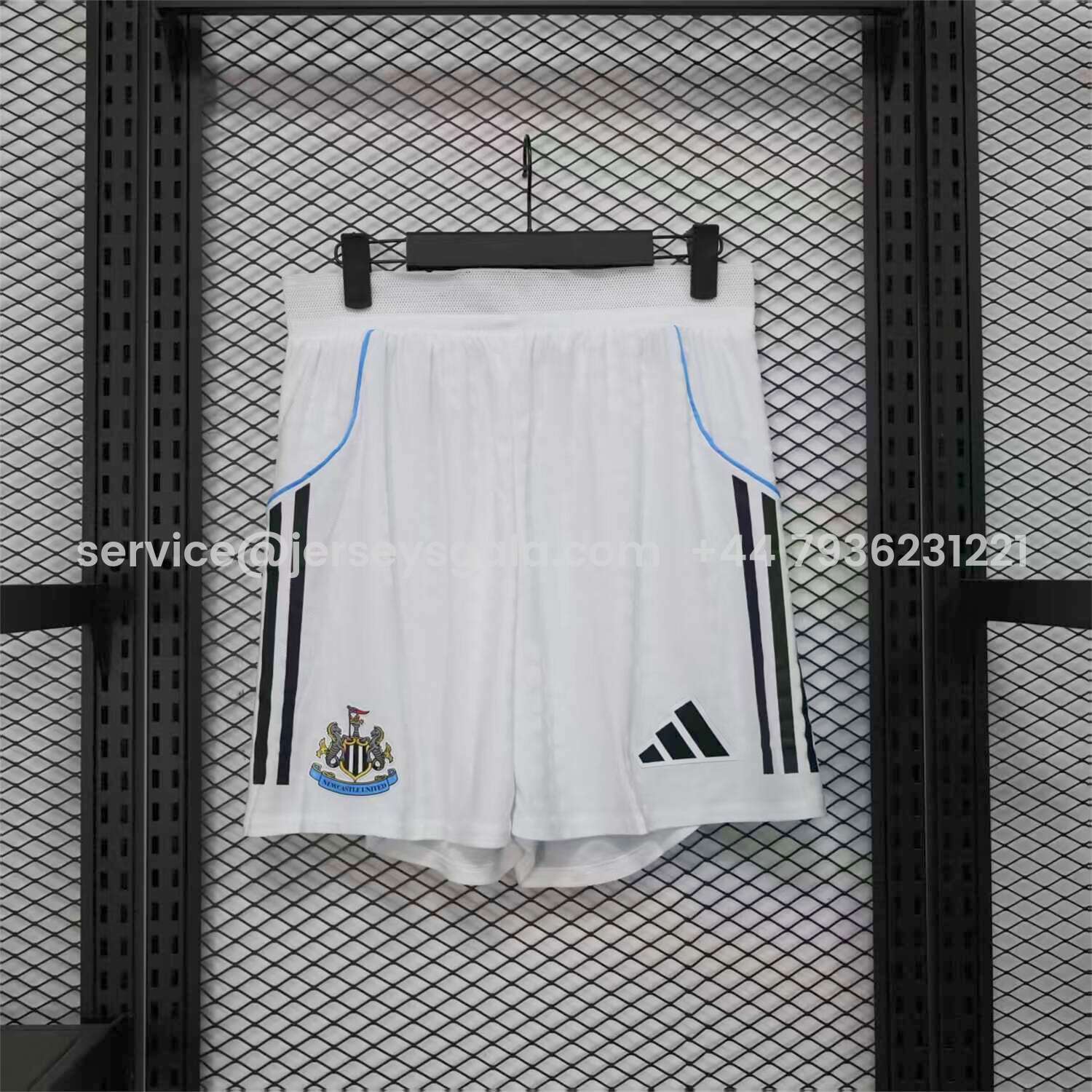JerseysGala.com | Newcastle United 25-26 Home White Shorts - Player Version -Customize Name, Number and Patch | Worldwide Shipping
