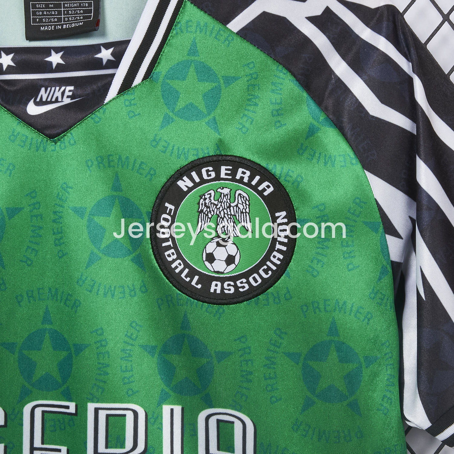 JerseysGala.com | Retro Nigeria 1993-95 Home Jersey -Customize Name, Number and Patch | Worldwide Shipping