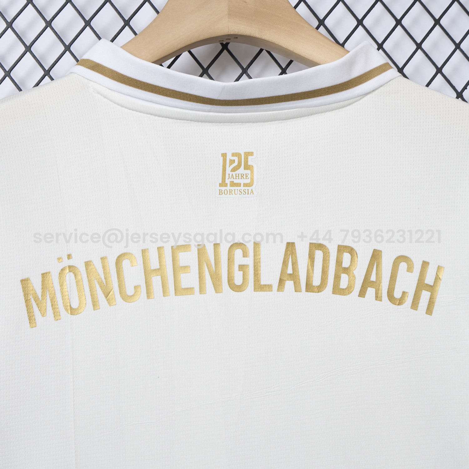 JerseysGala.com | Borussia Mönchengladbach 25-26 125-Year Anniversary Jersey - Fans Version -Customize Name, Number and Patch | Worldwide Shipping