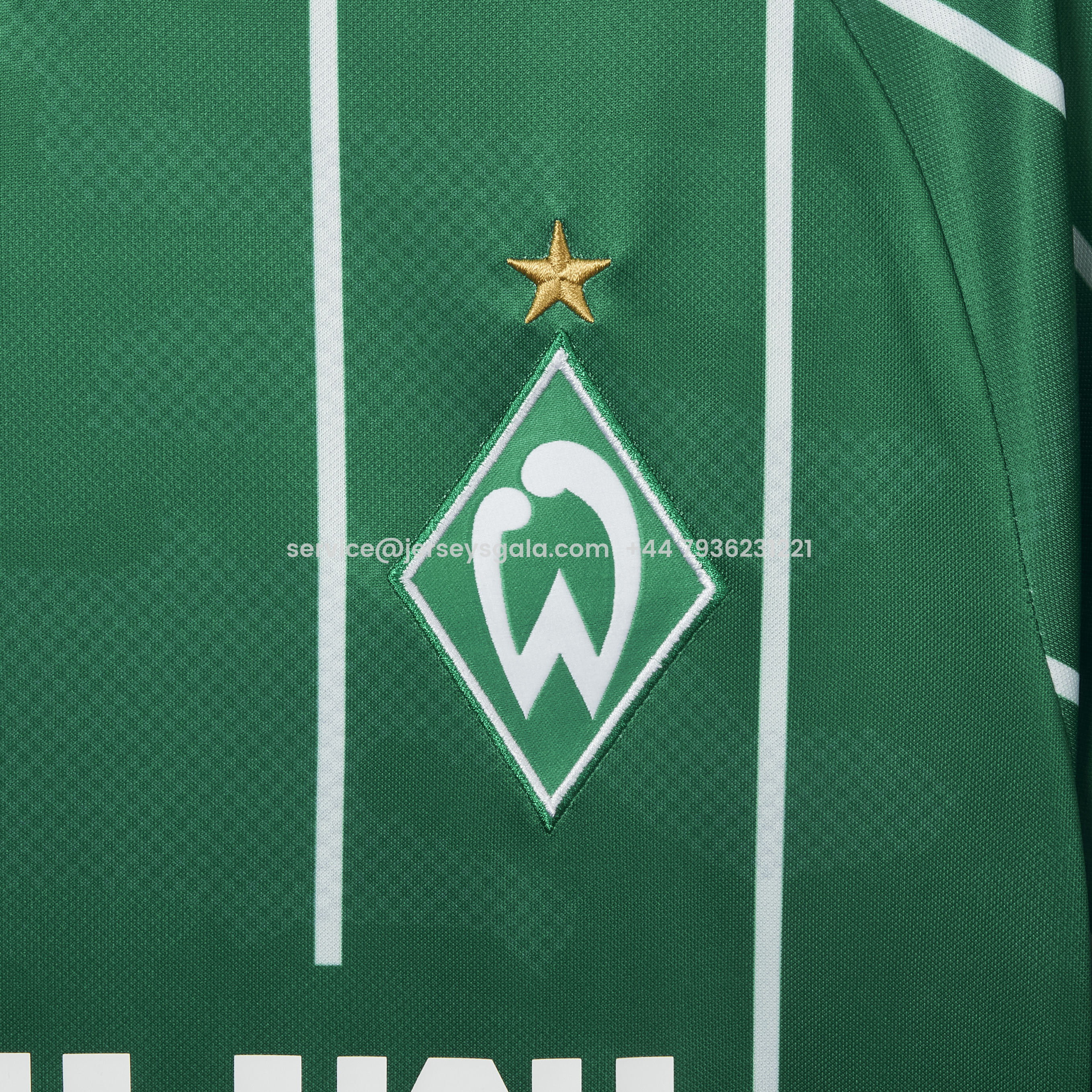JerseysGala.com | Werder Bremen 25-26 Home Jersey - Fans Version -Customize Name, Number and Patch | Worldwide Shipping