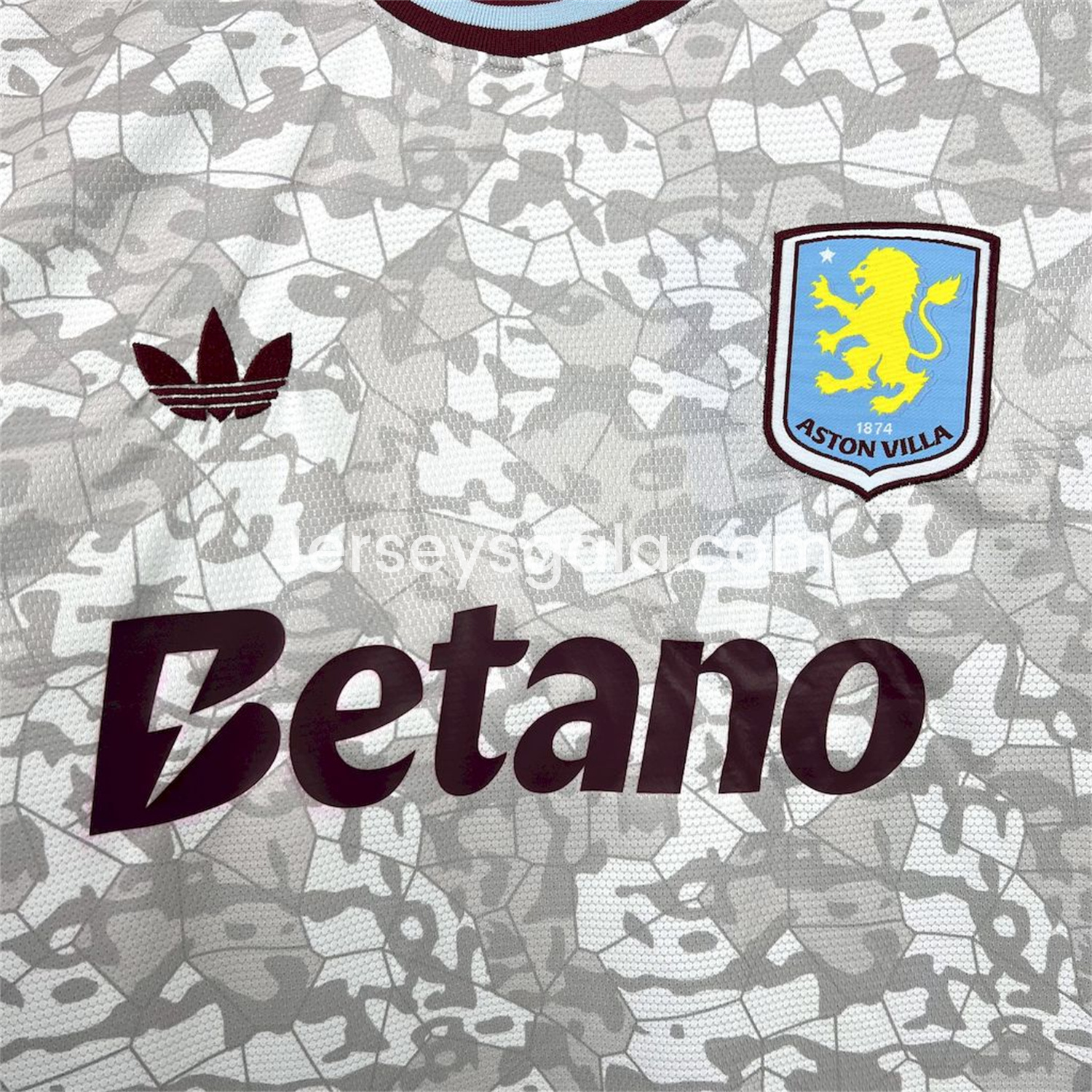 JerseysGala.com | Aston Villa 25-26 White Special Edition Jersey - Fans Version -Customize Name, Number and Patch | Worldwide Shipping