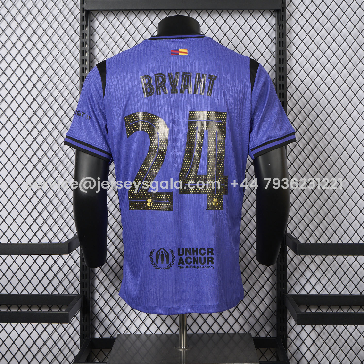 JerseysGala.com | Barcelona X KB 25-26 Purple Special Jersey - Player Version -Customize Name, Number and Patch | Worldwide Shipping