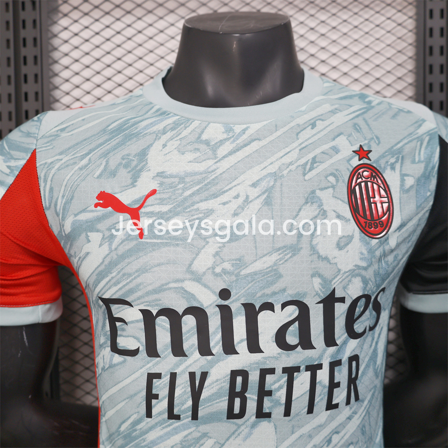 JerseysGala.com | AC Milan 25-26 Goalkeeper Home Jersey - Player Version -Customize Name, Number and Patch | Worldwide Shipping