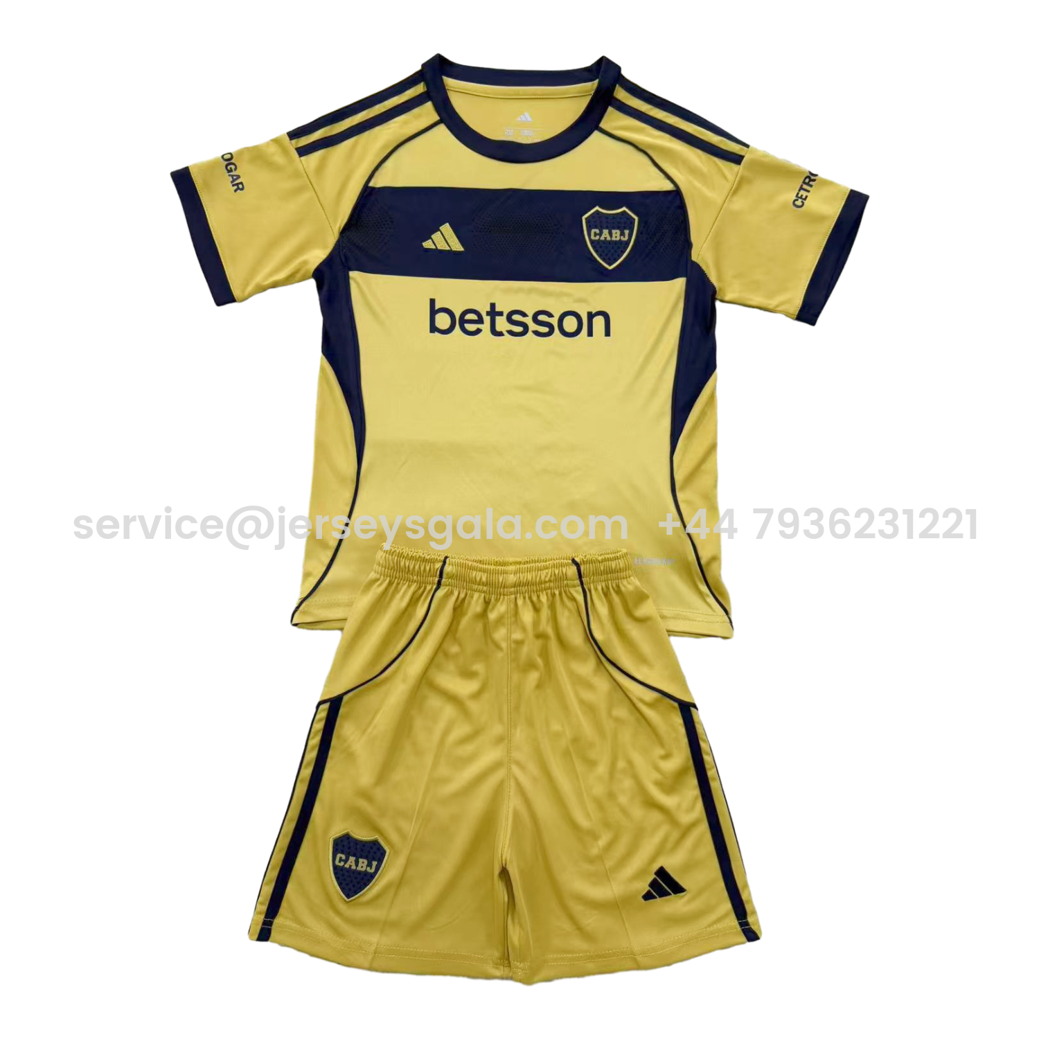 JerseysGala.com | Boca Juniors 25-26 Away Men's Adult Jersey Set - Fans Version -Customize Name, Number and Patch | Worldwide Shipping
