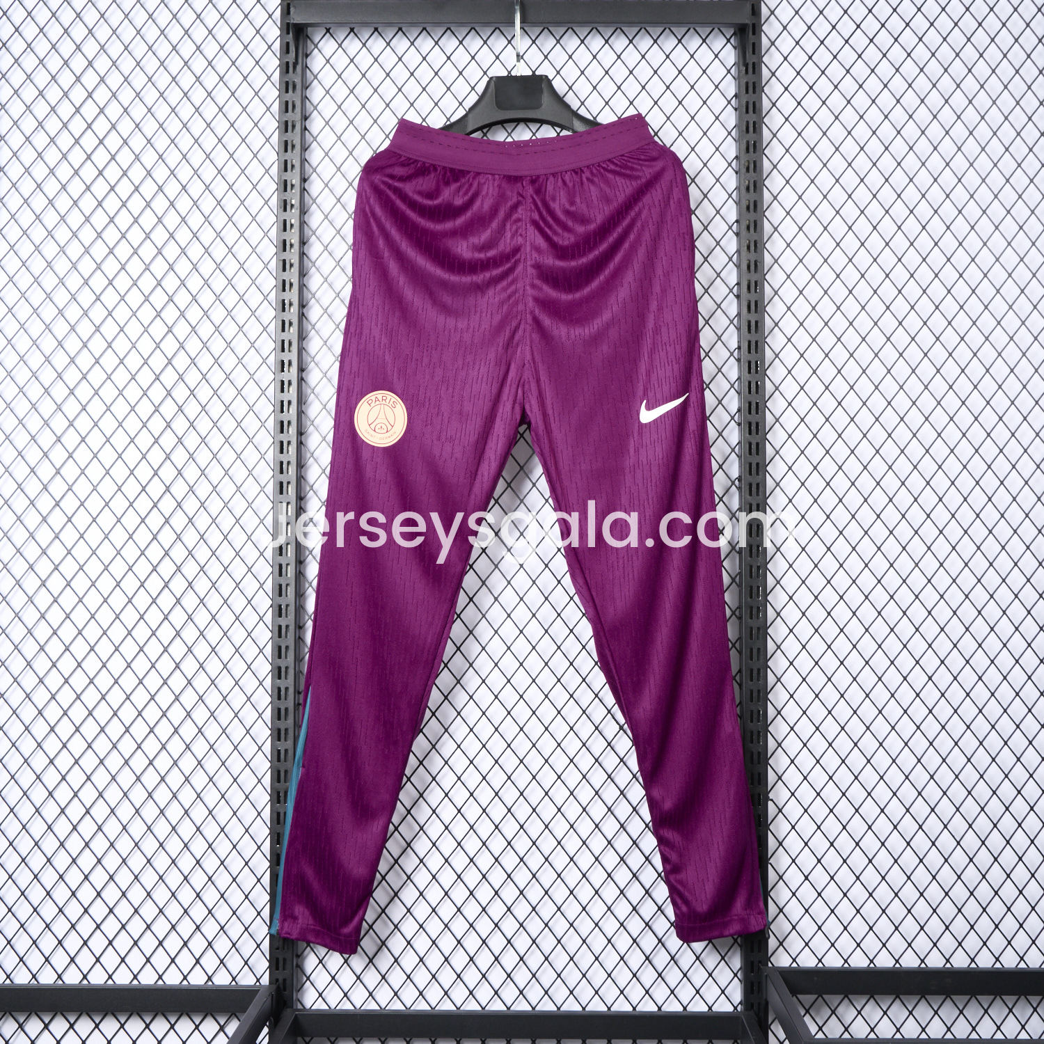 JerseysGala.com | Paris Saint-Germain PSG 24-25 Purple-Red Training Pants - Player Version -Customize Name, Number and Patch | Worldwide Shipping