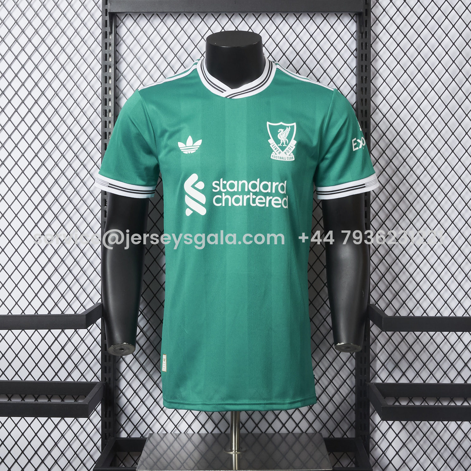 JerseysGala.com | Liver.pool 25-26 Third Green Jersey - Player Version -Customize Name, Number and Patch | Worldwide Shipping