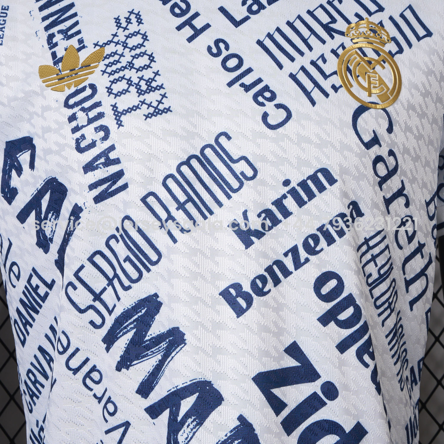 JerseysGala.com | Real Madrid 25-26 Graffiti Of Football Star Names Special Jersey - Player Version -Customize Name, Number and Patch | Worldwide Shipping